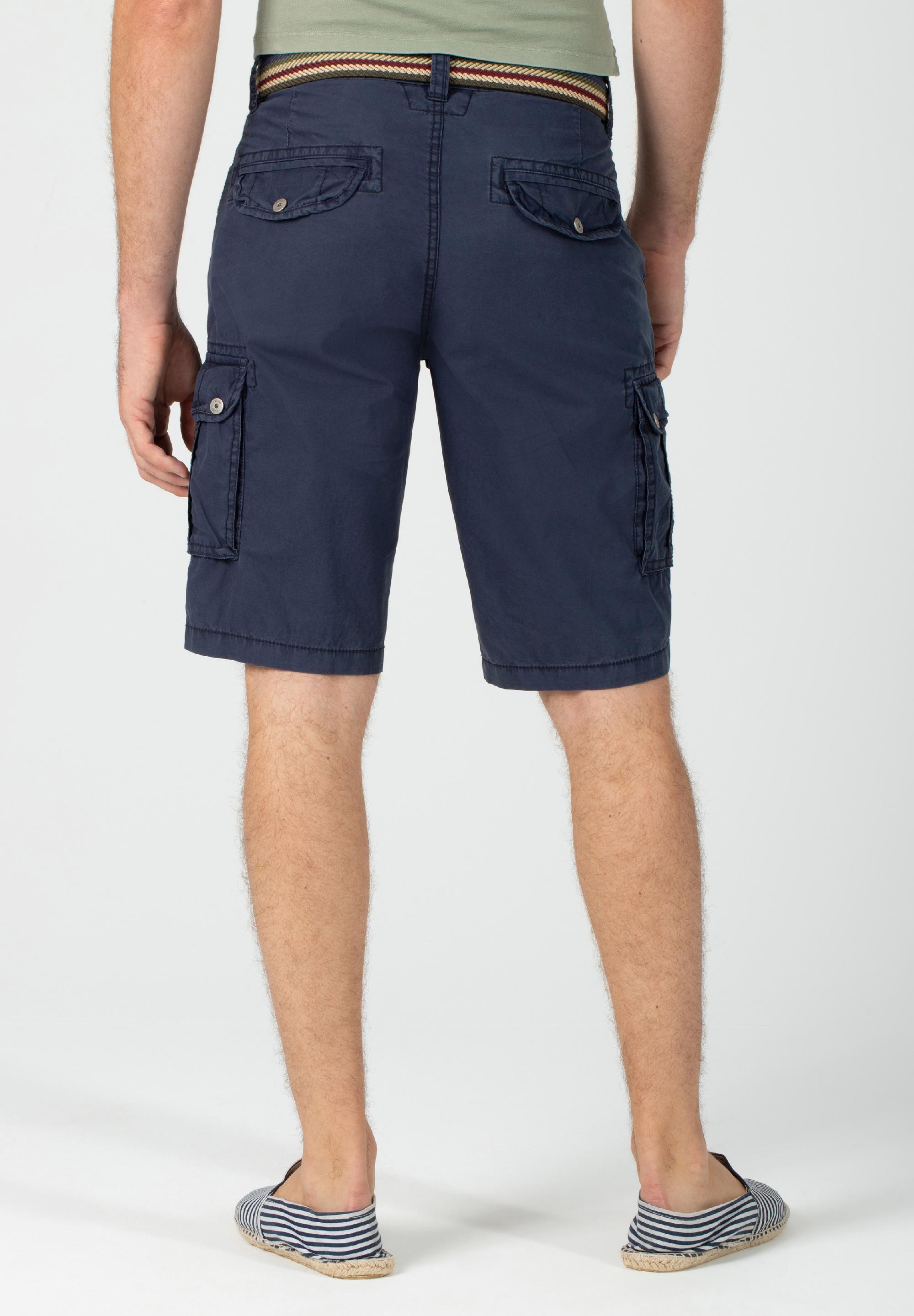 Loose MaguireTZ Cargo Shorts incl. belt print / belt
