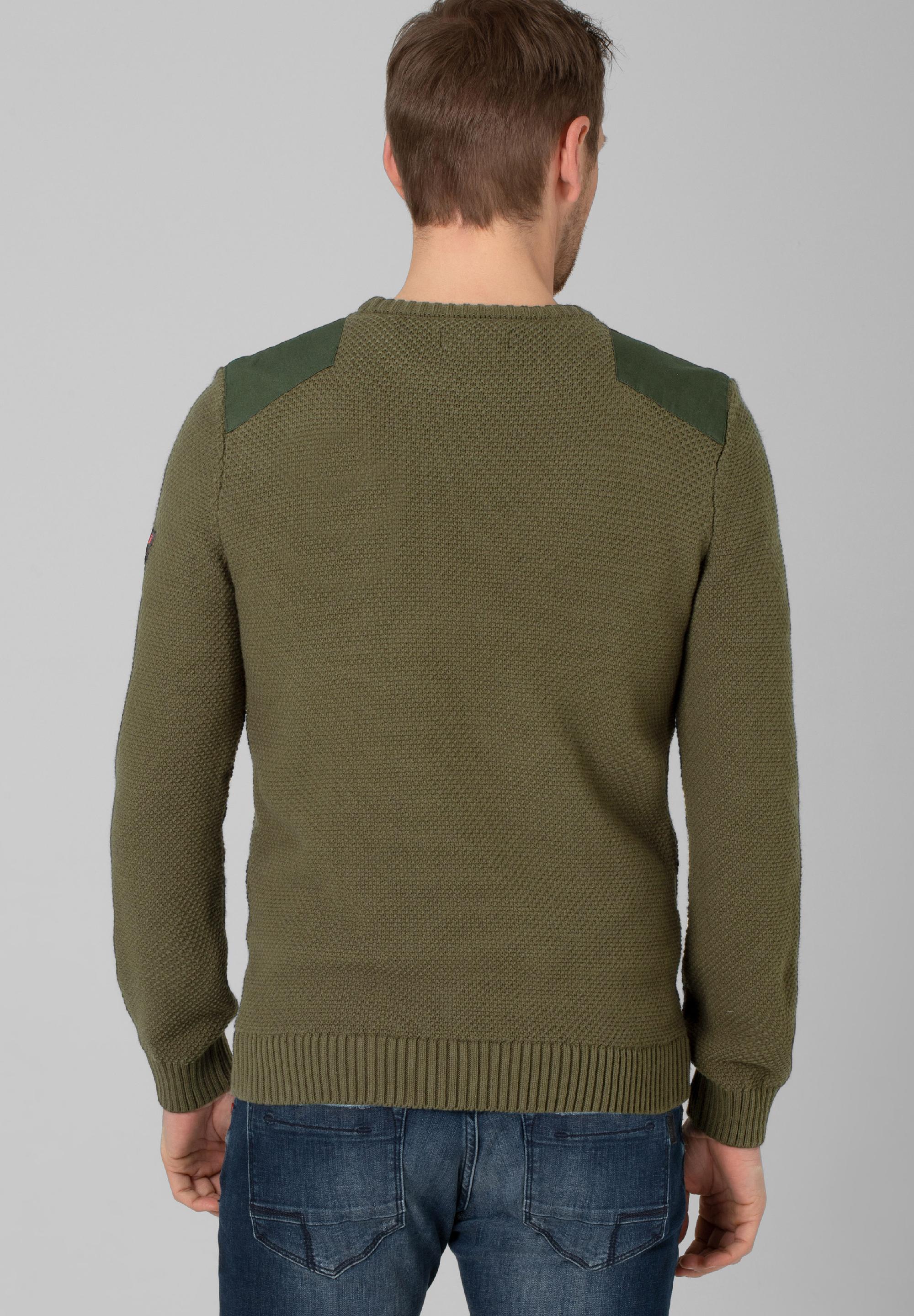 Fabricmix Crewneck Sweater