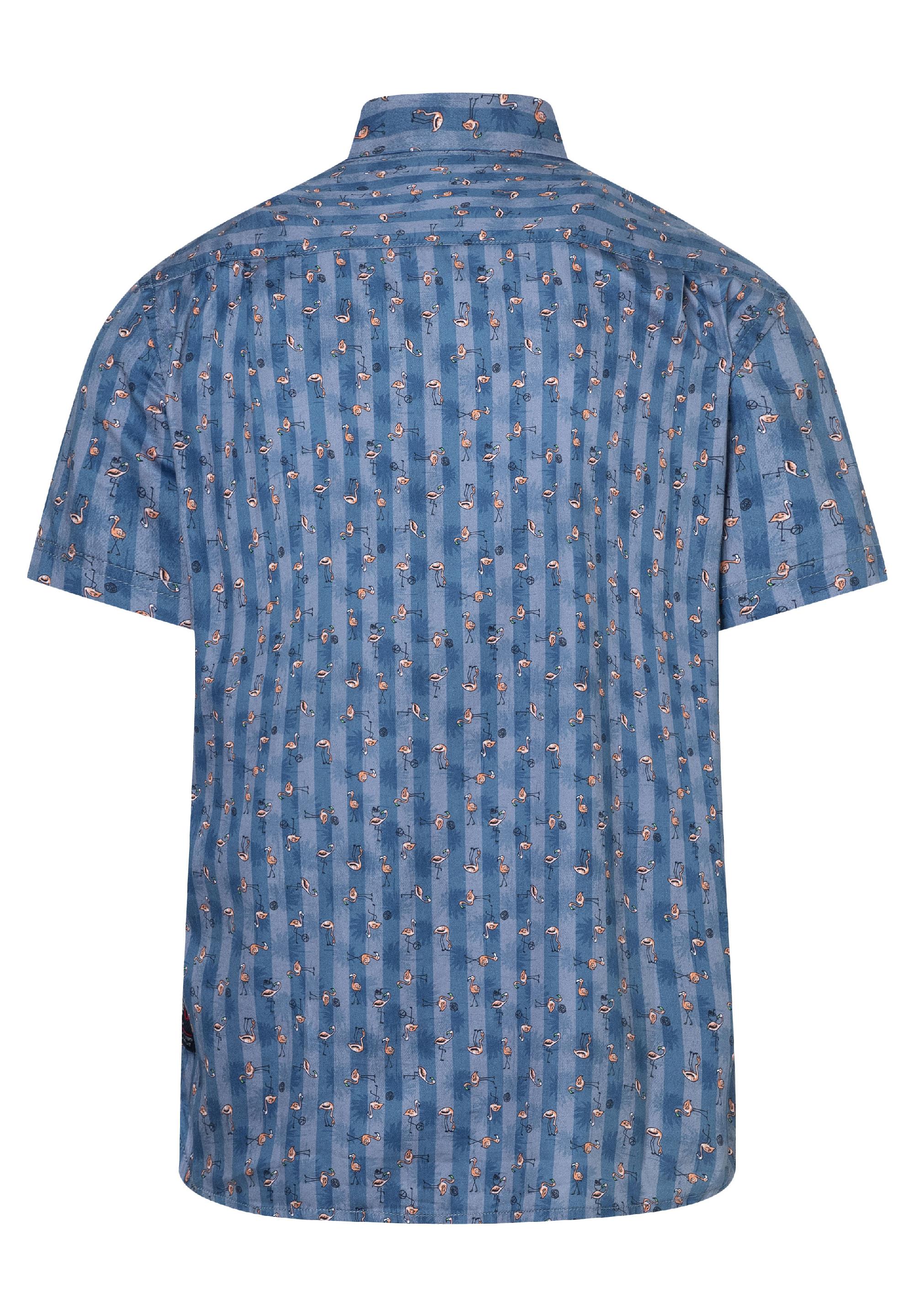 Printed Basic Shortsleeve Shirt print