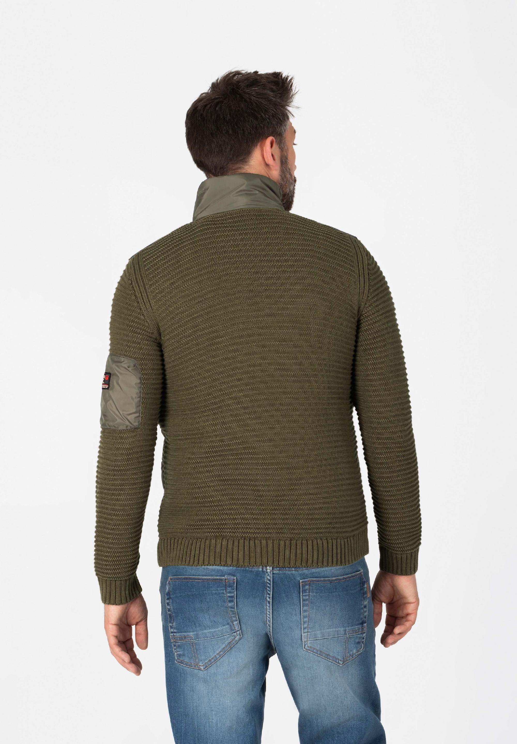 Padded Knit Jacket zipper