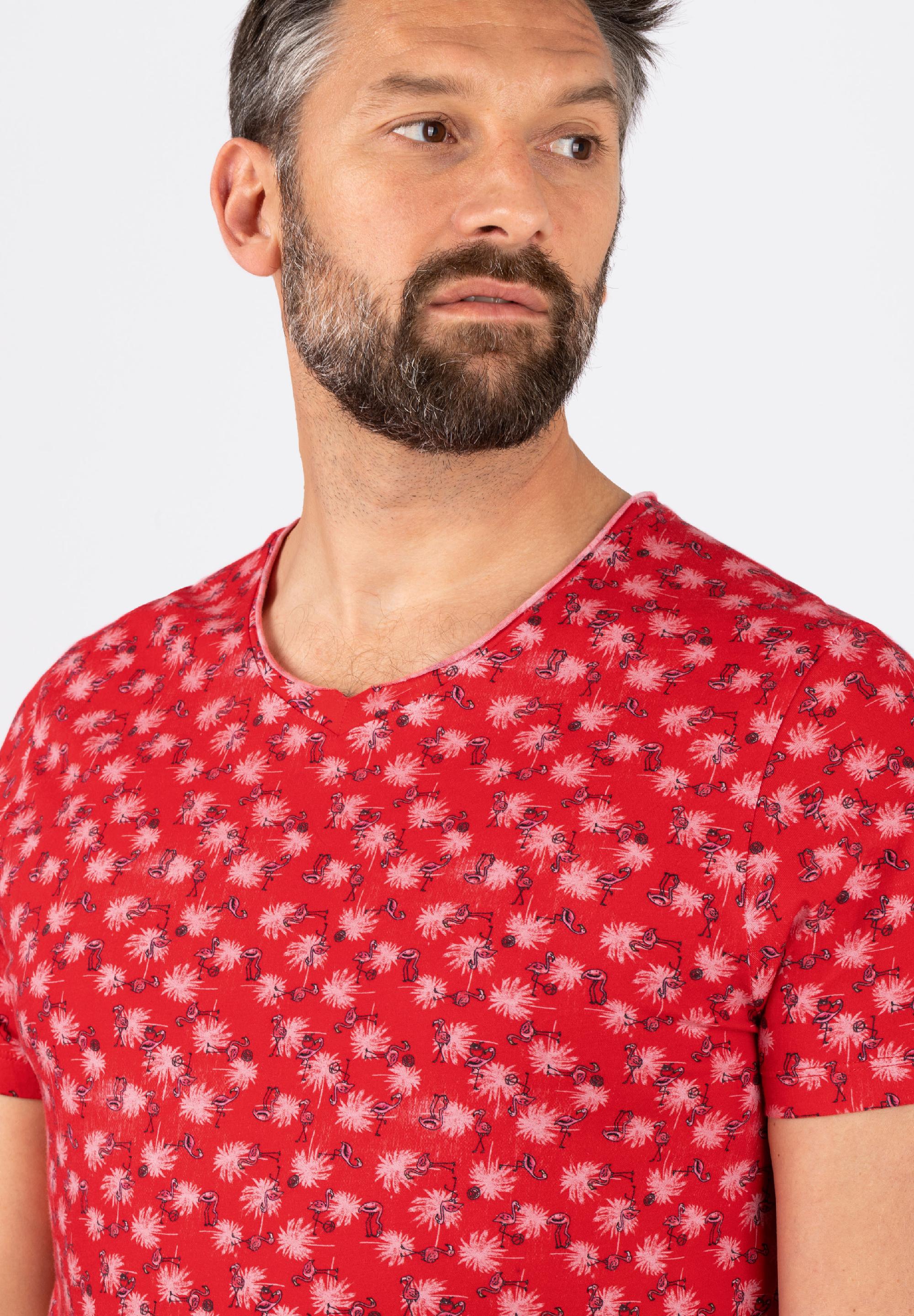 Flamingo Printed T-Shirt print