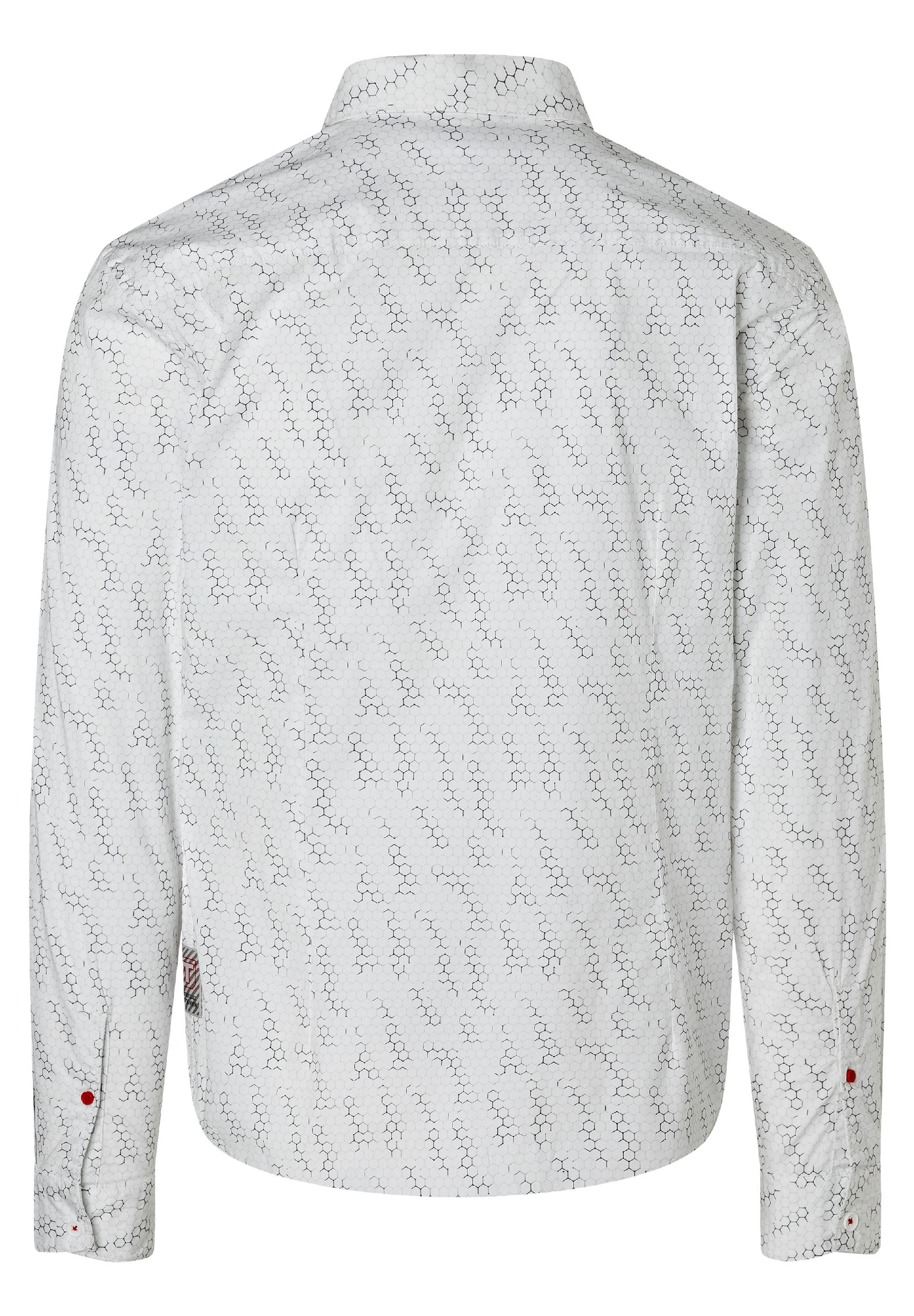 Printed Stretch Shirt - kent collar