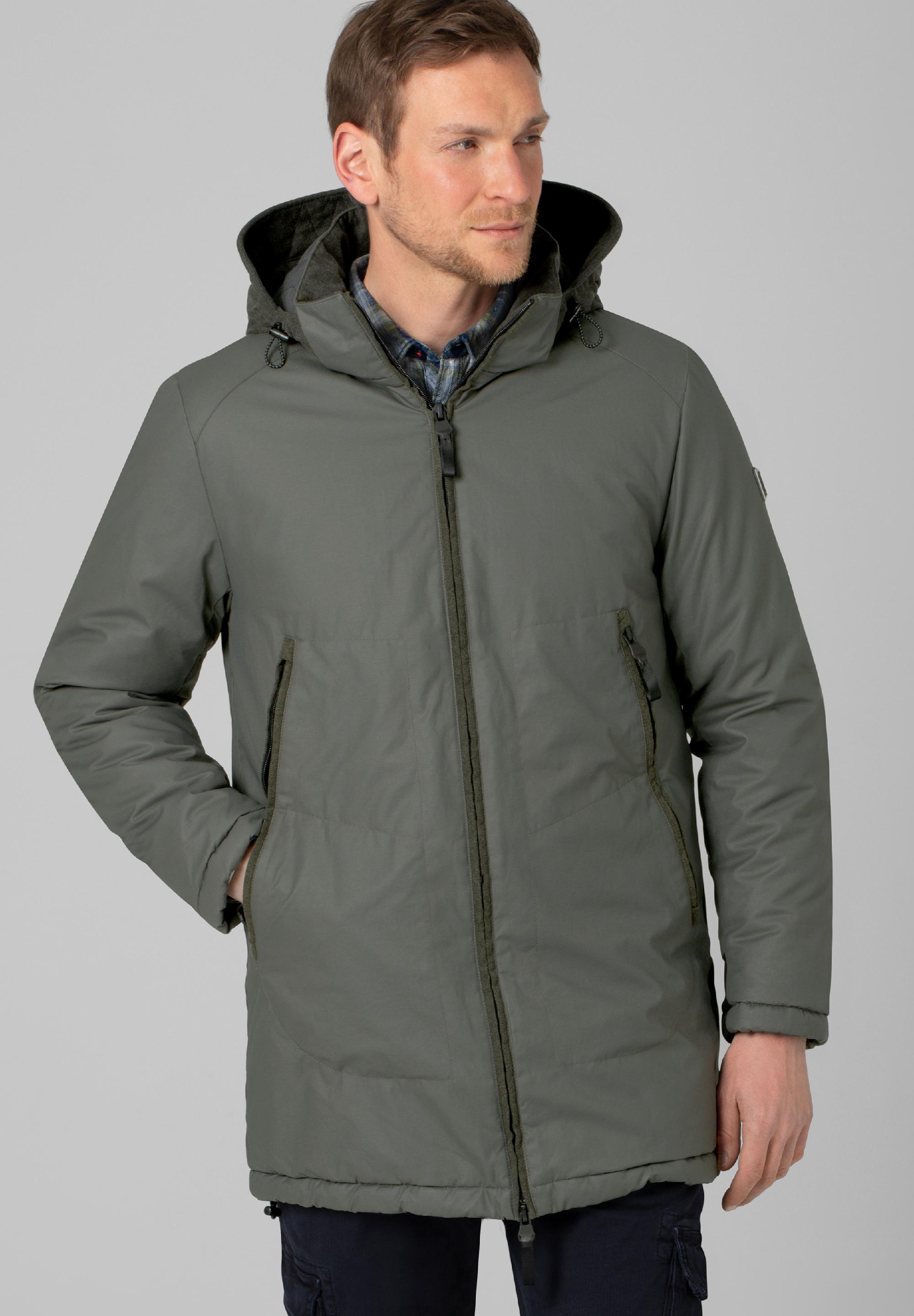 Attachable Hood Long Jacket 1