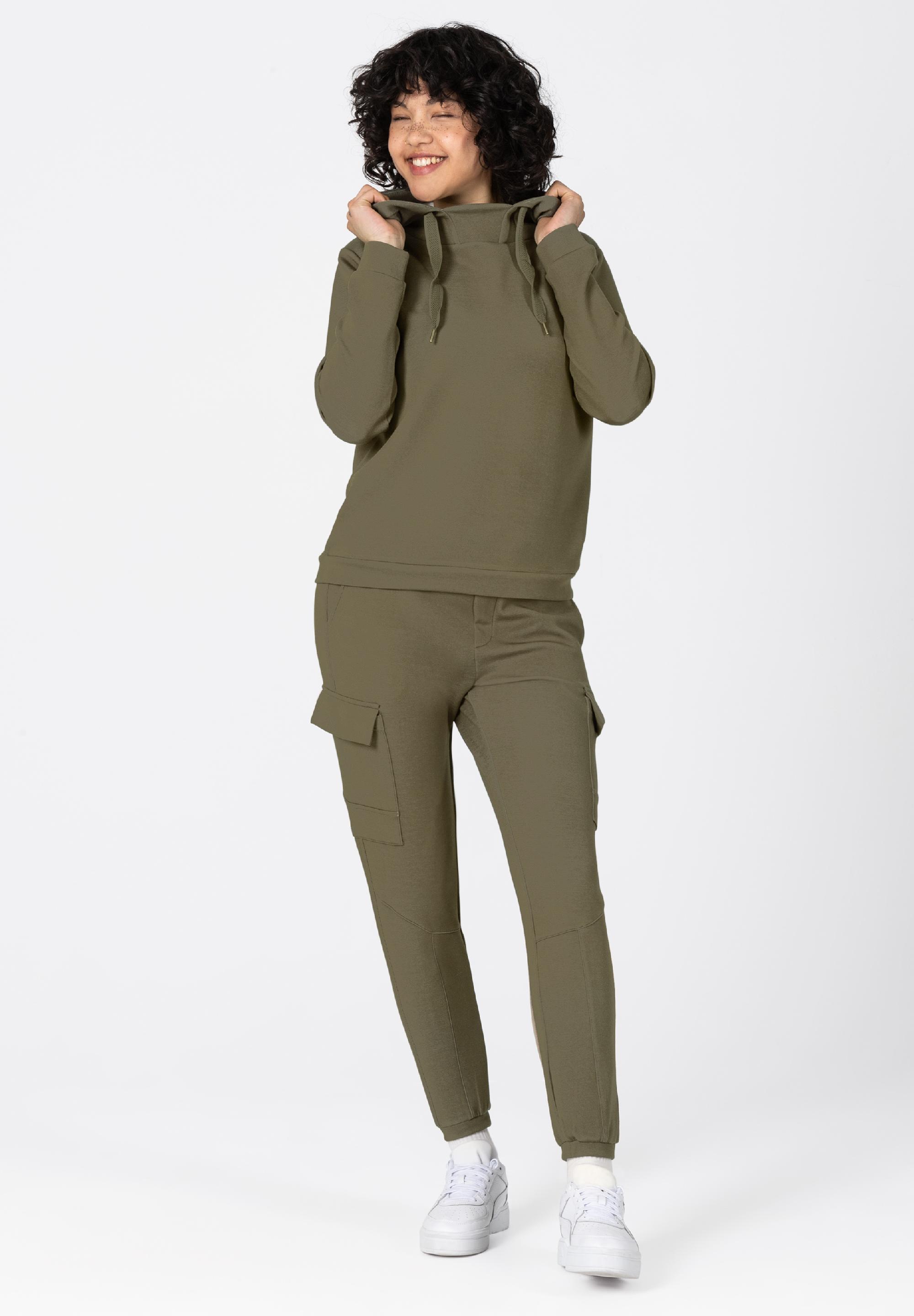 High Neck Hoodie