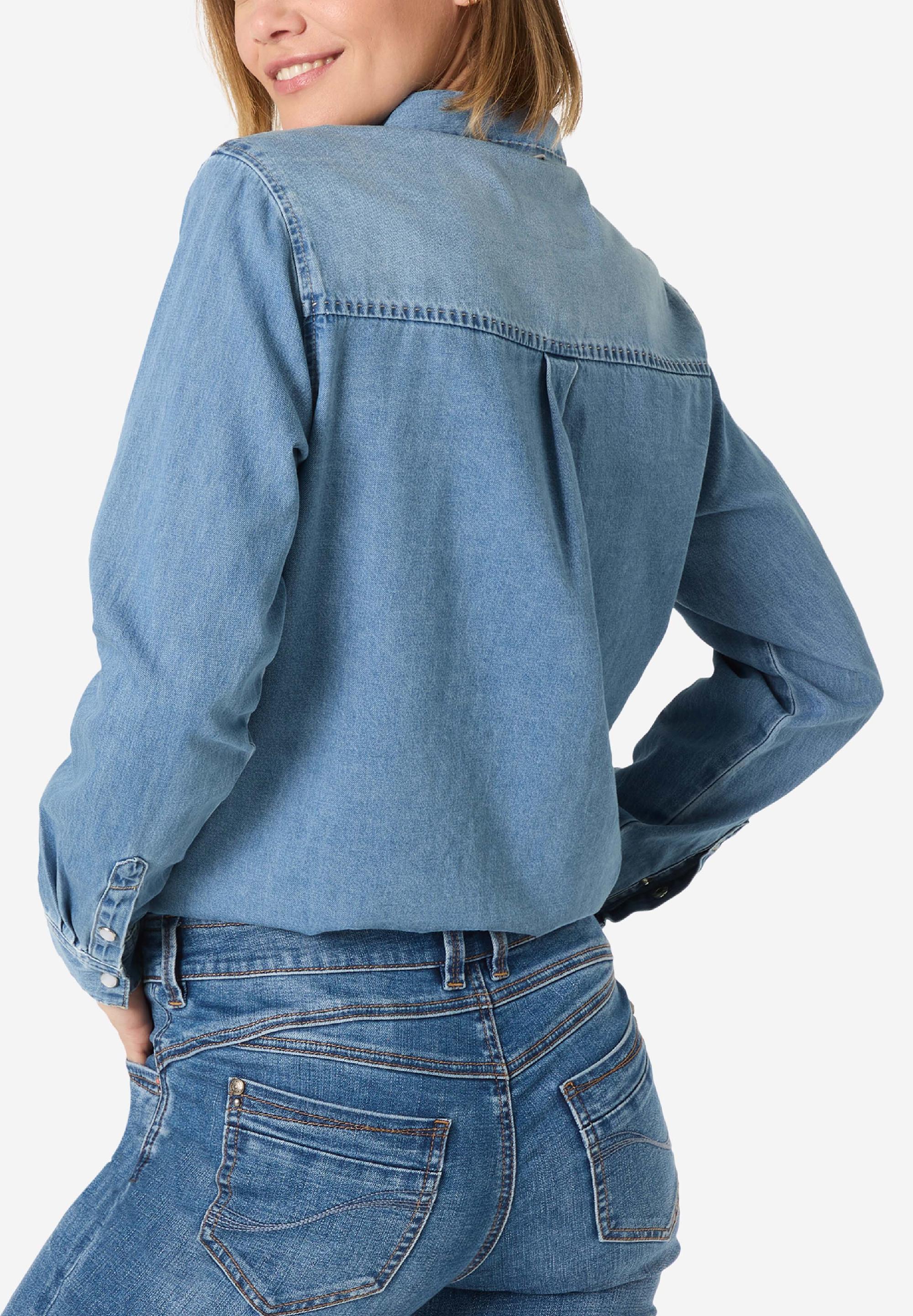 Boyfriend Fit Denim Shirt