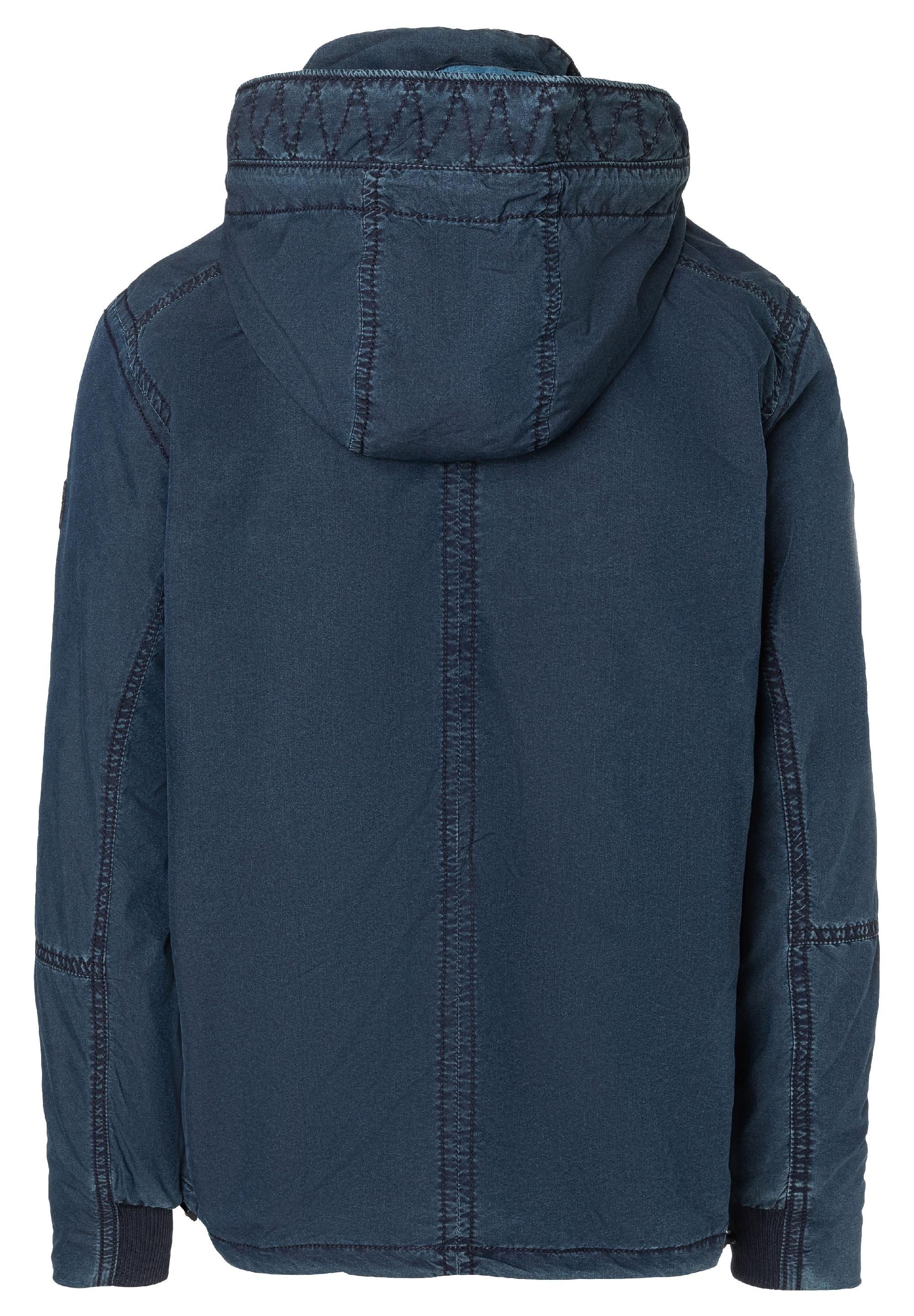 Washed Hoodie Jacket zipper