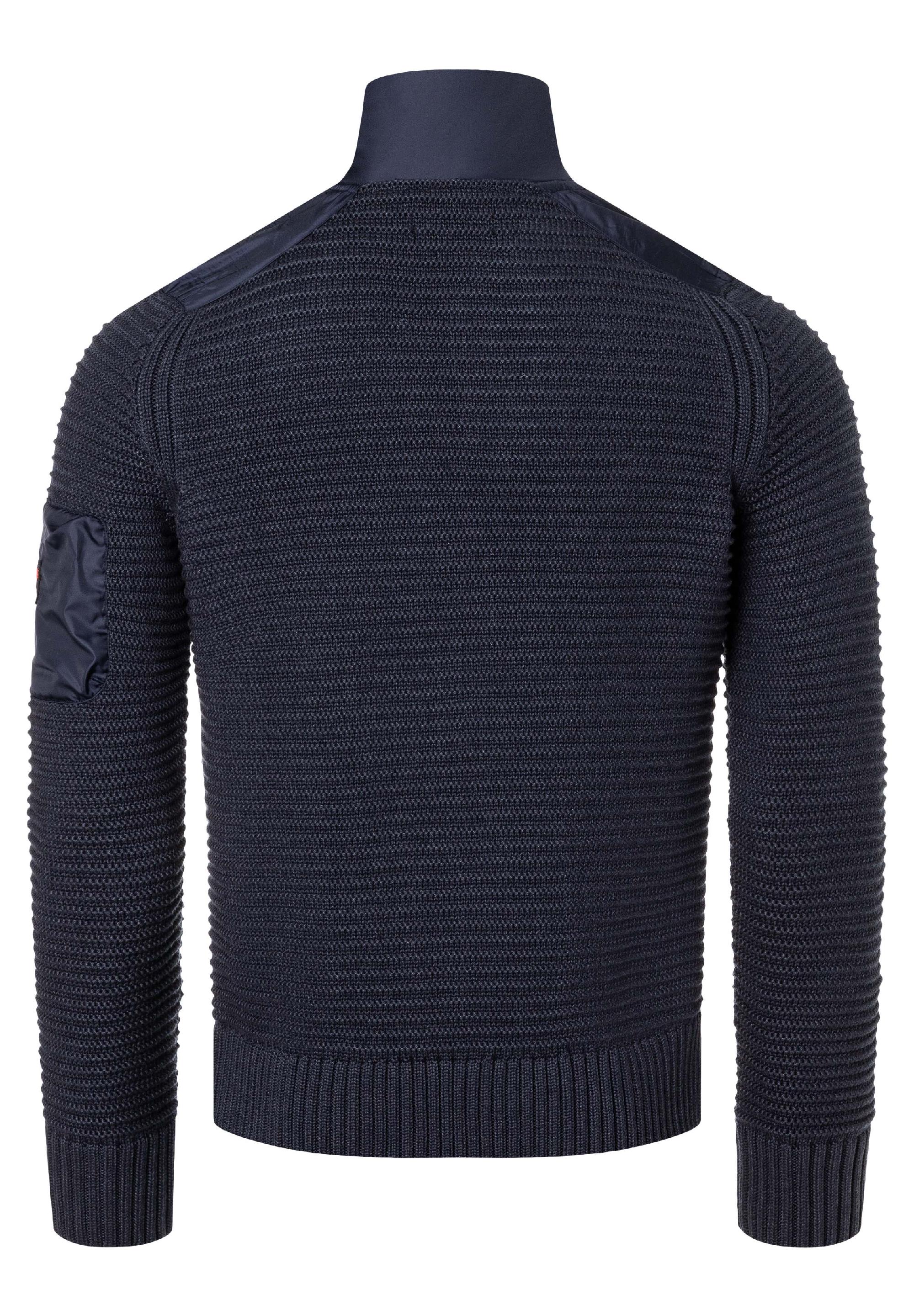 Sporty Knit Jacket zipper