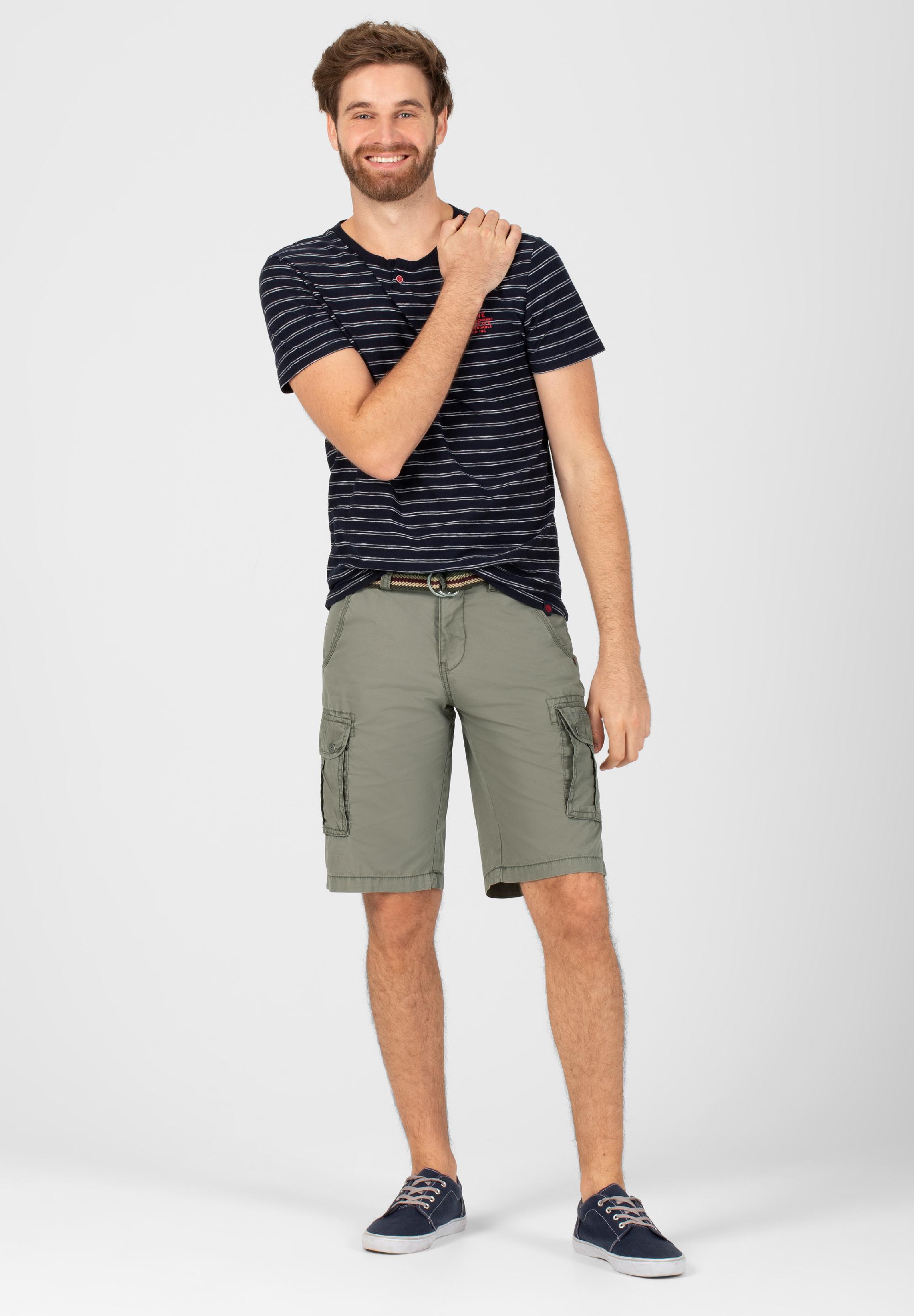 Loose MaguireTZ Cargo Shorts incl. belt print / belt