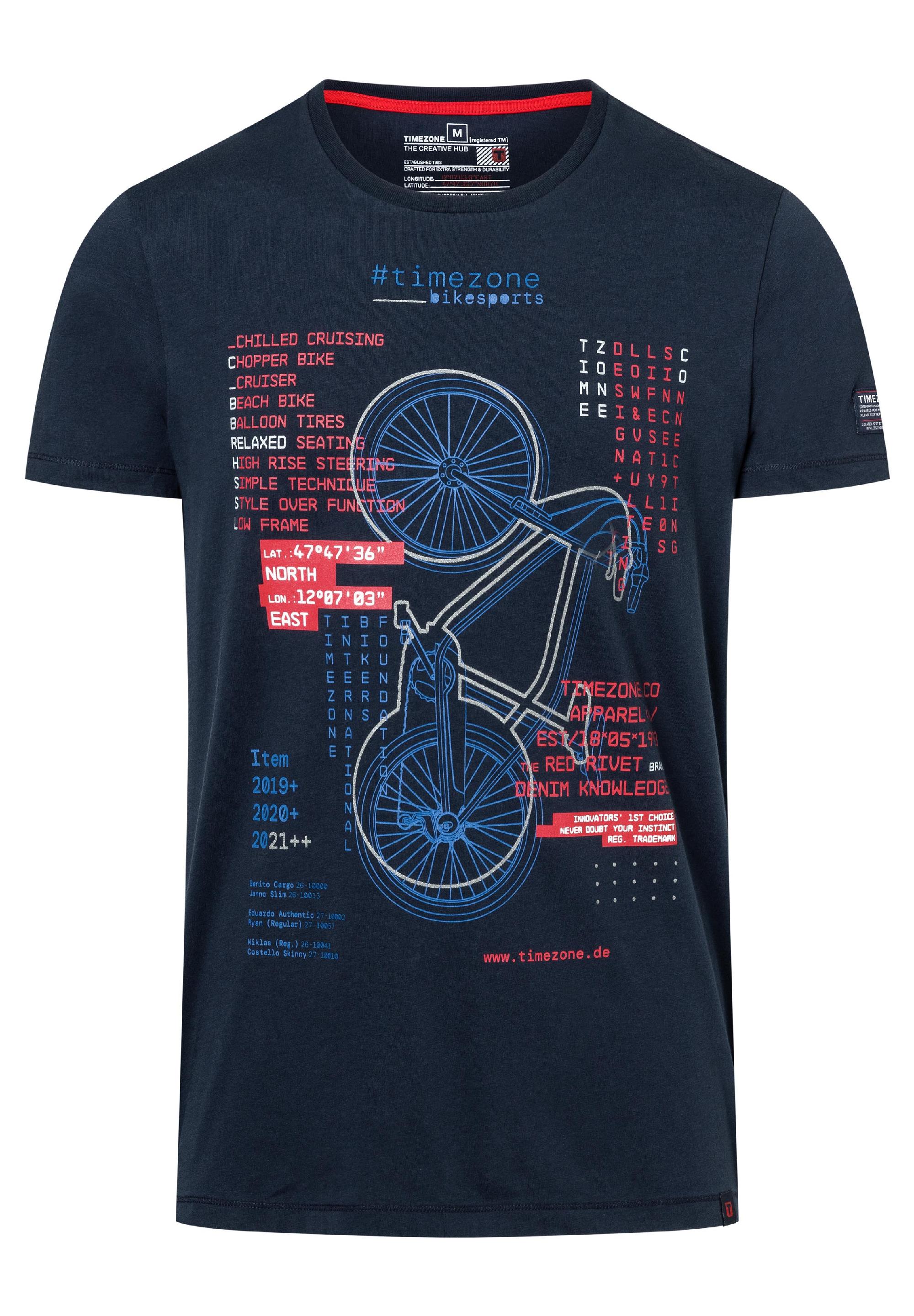 Reflected Bike T-Shirt print