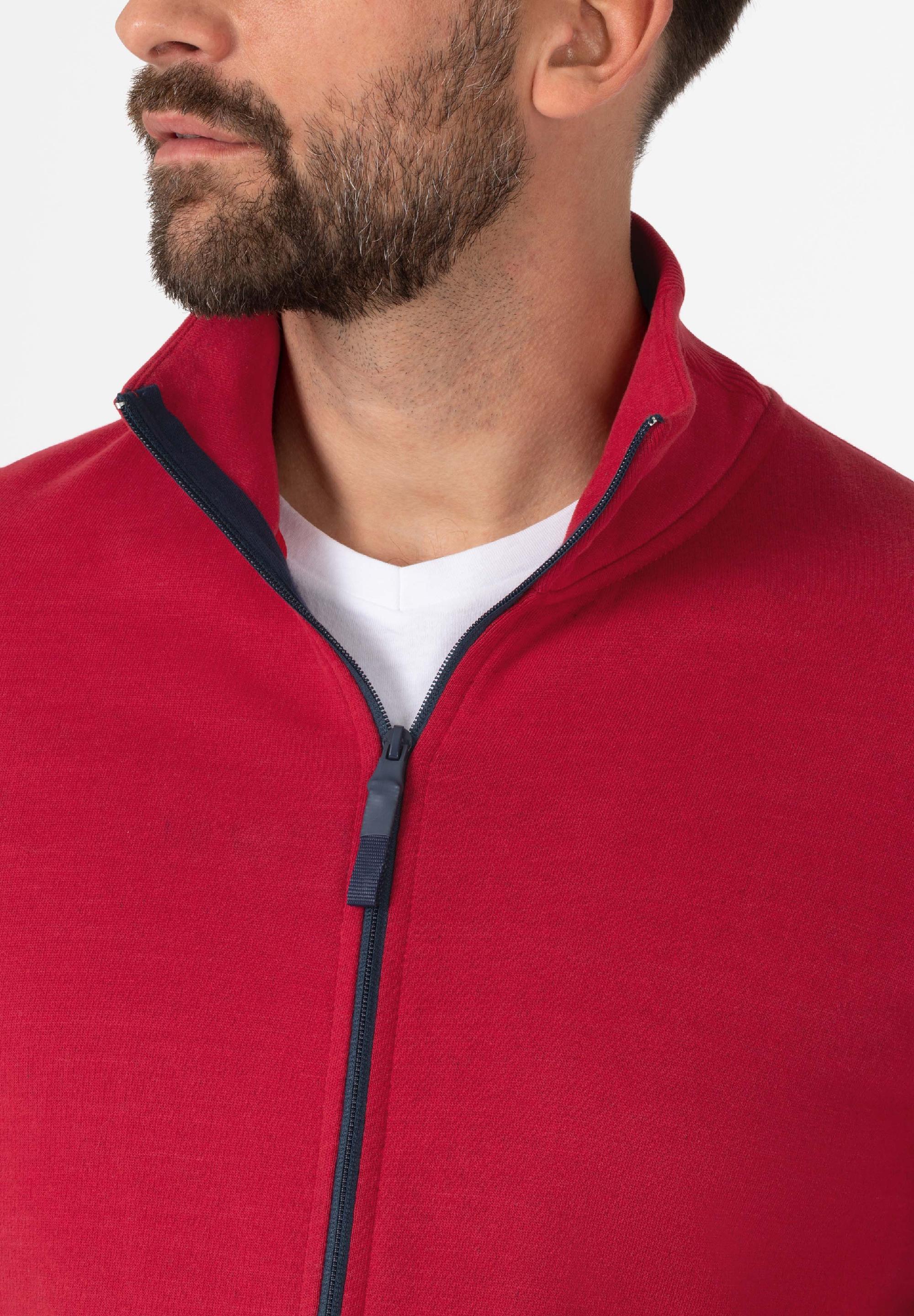 Standup collar jacket zipper