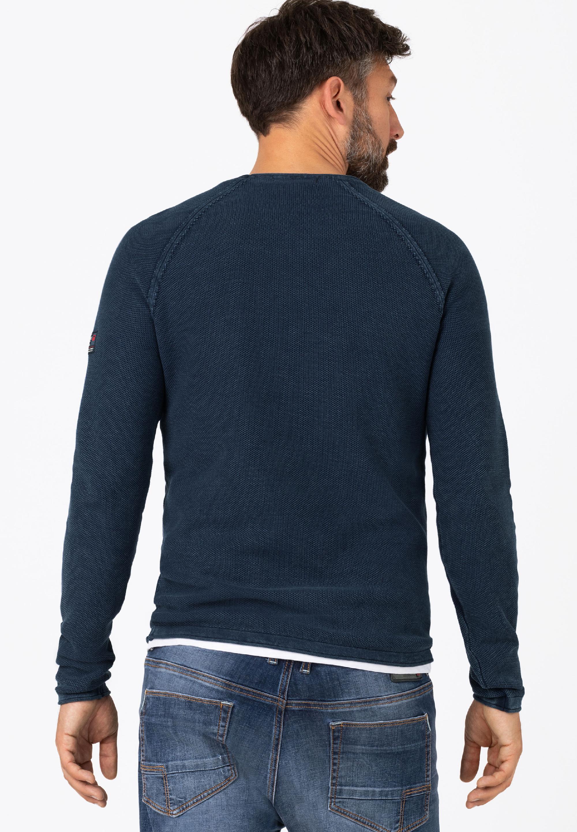 Spiral Knit Crewneck