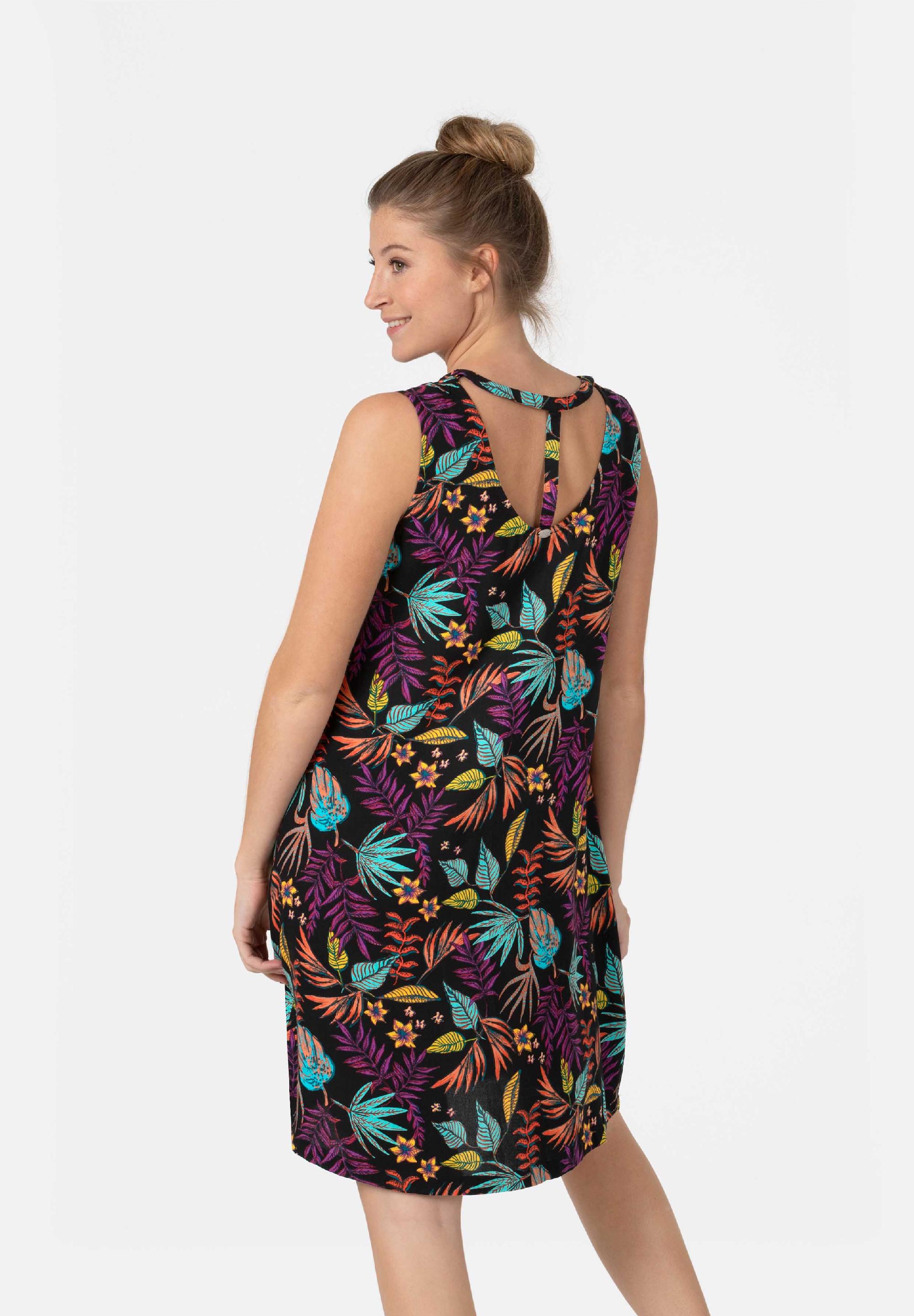 Printed Tape Dress print