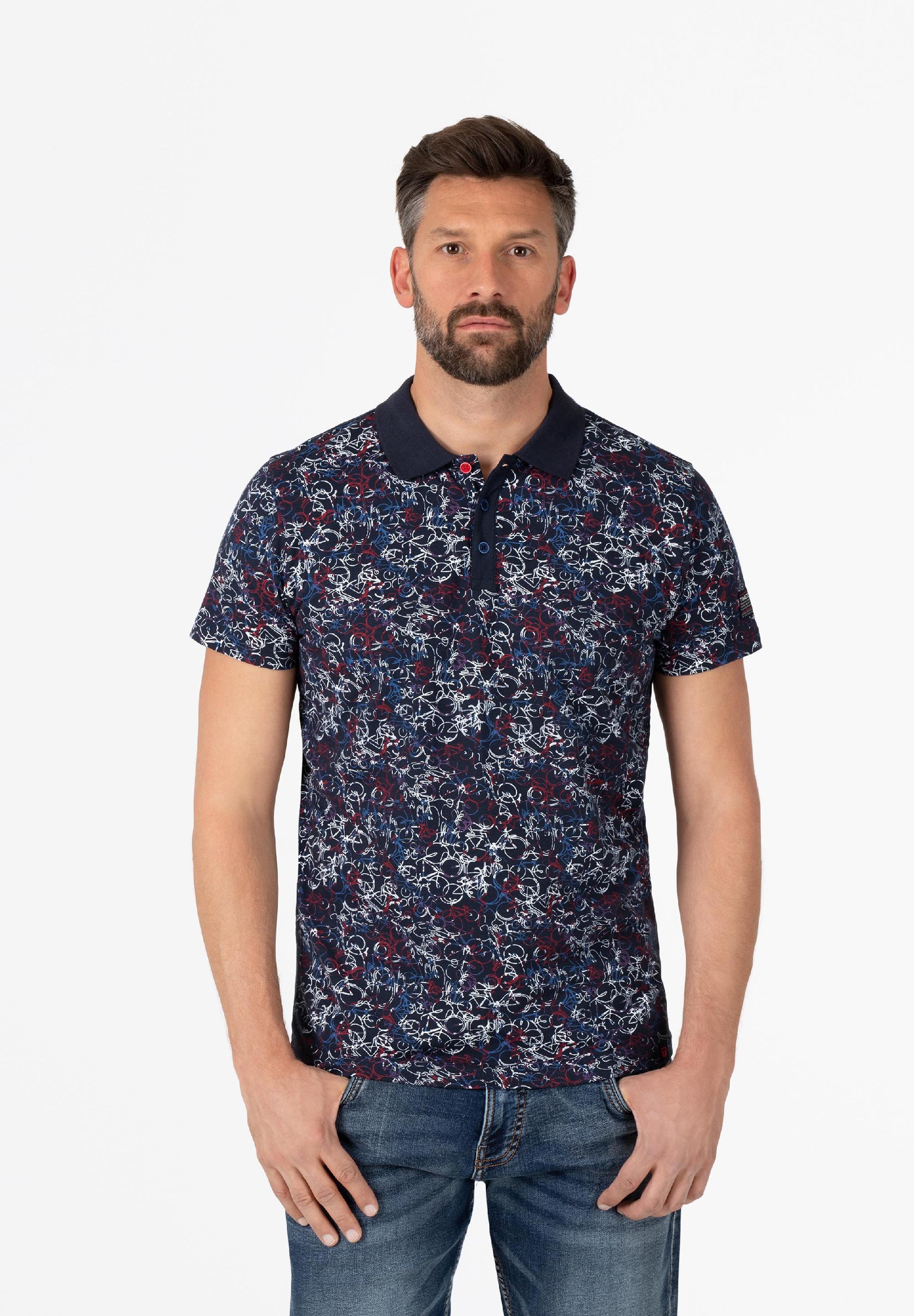 Bike Printed Polo print