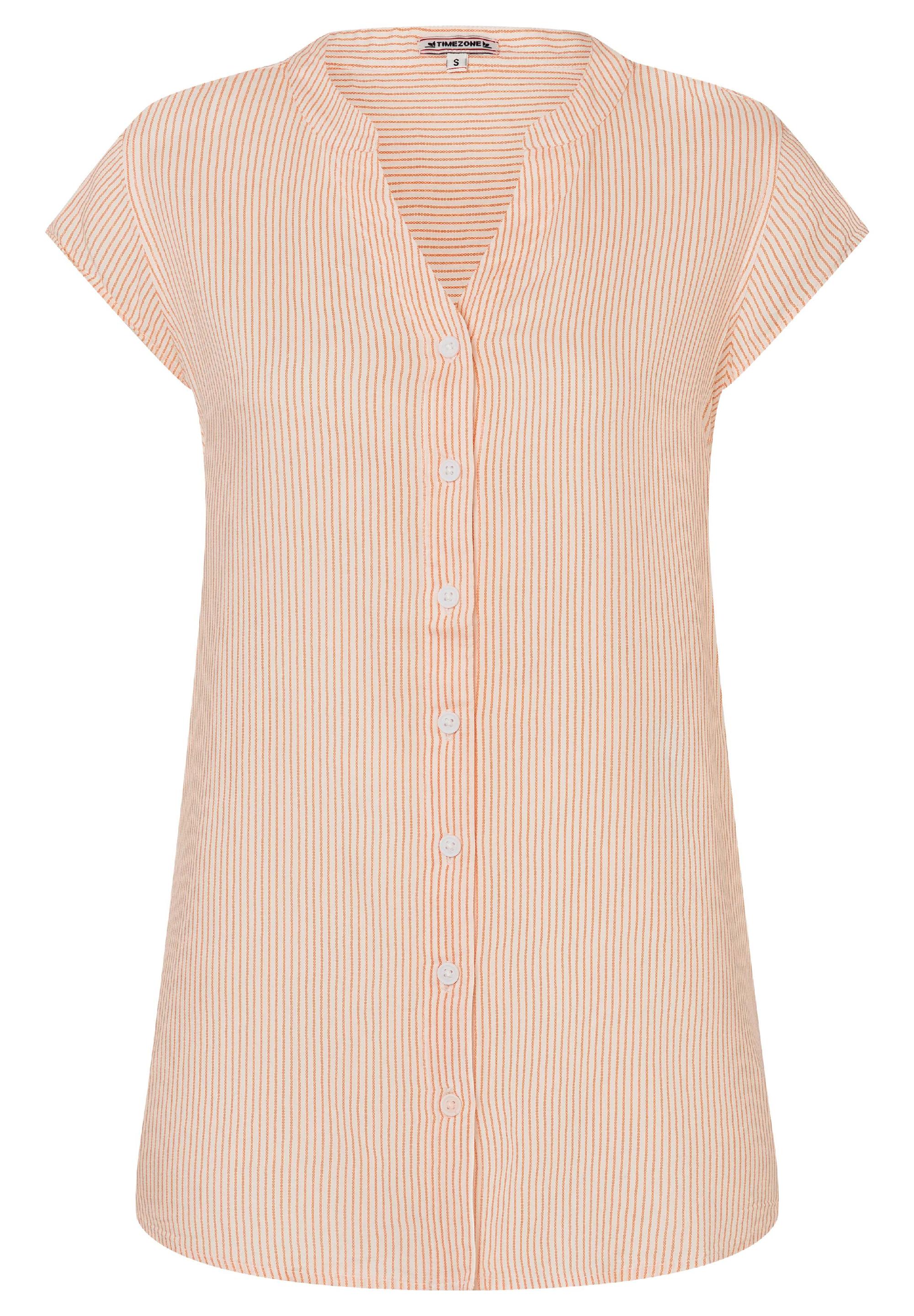 Striped Shortsleeve Blouse print