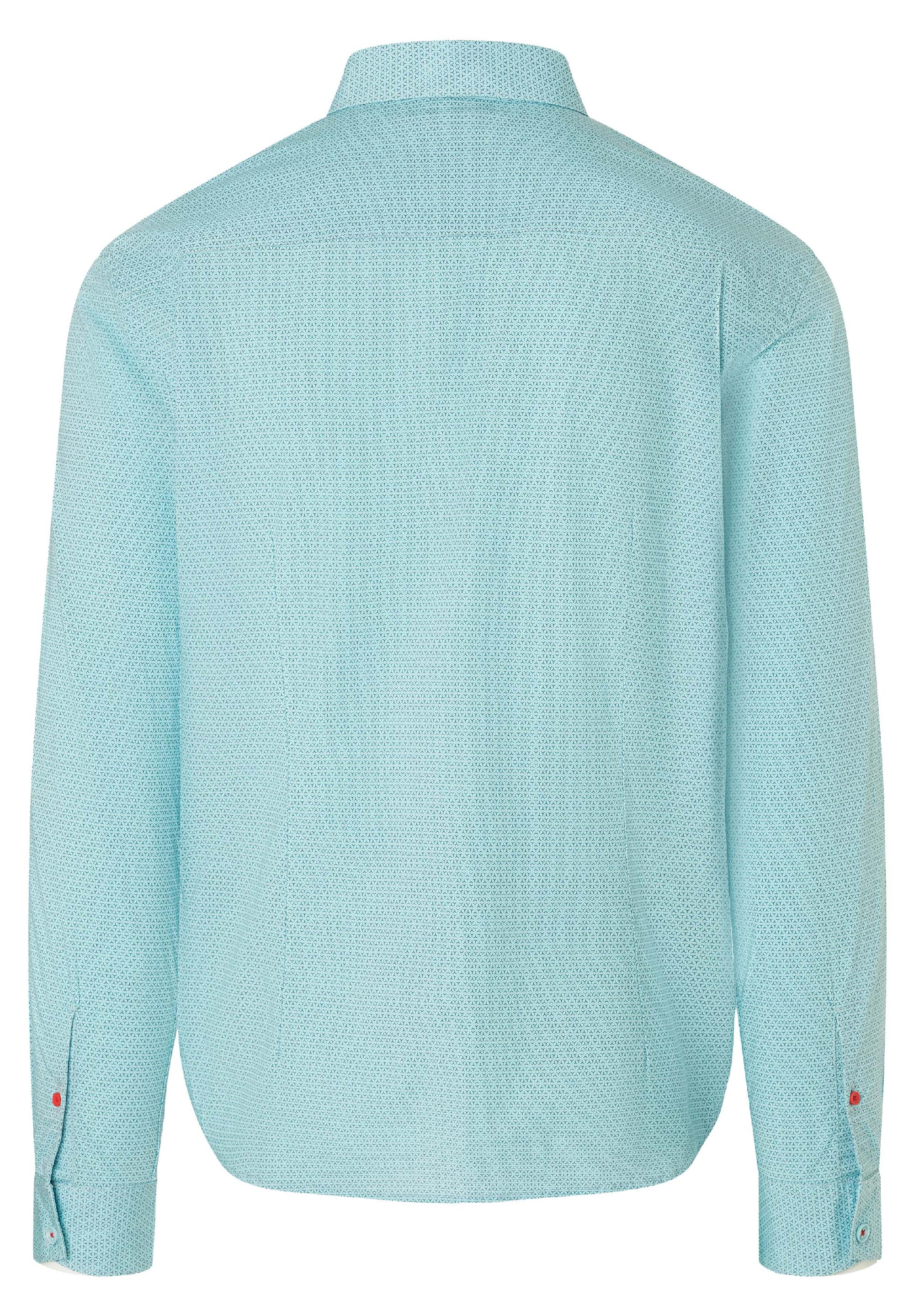 Printed Stretch Shirt - kent collar