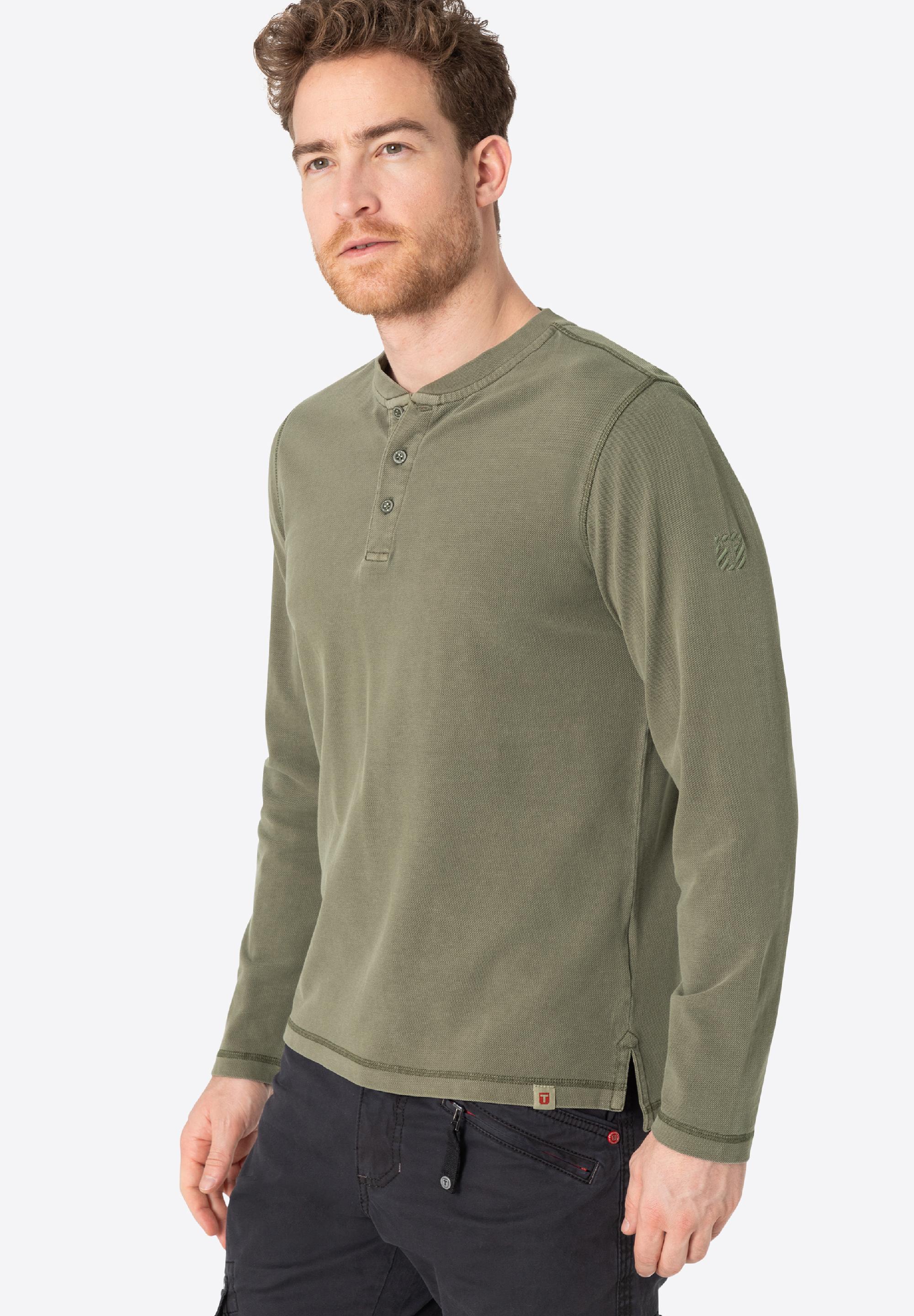 Pique Longsleeve Henley