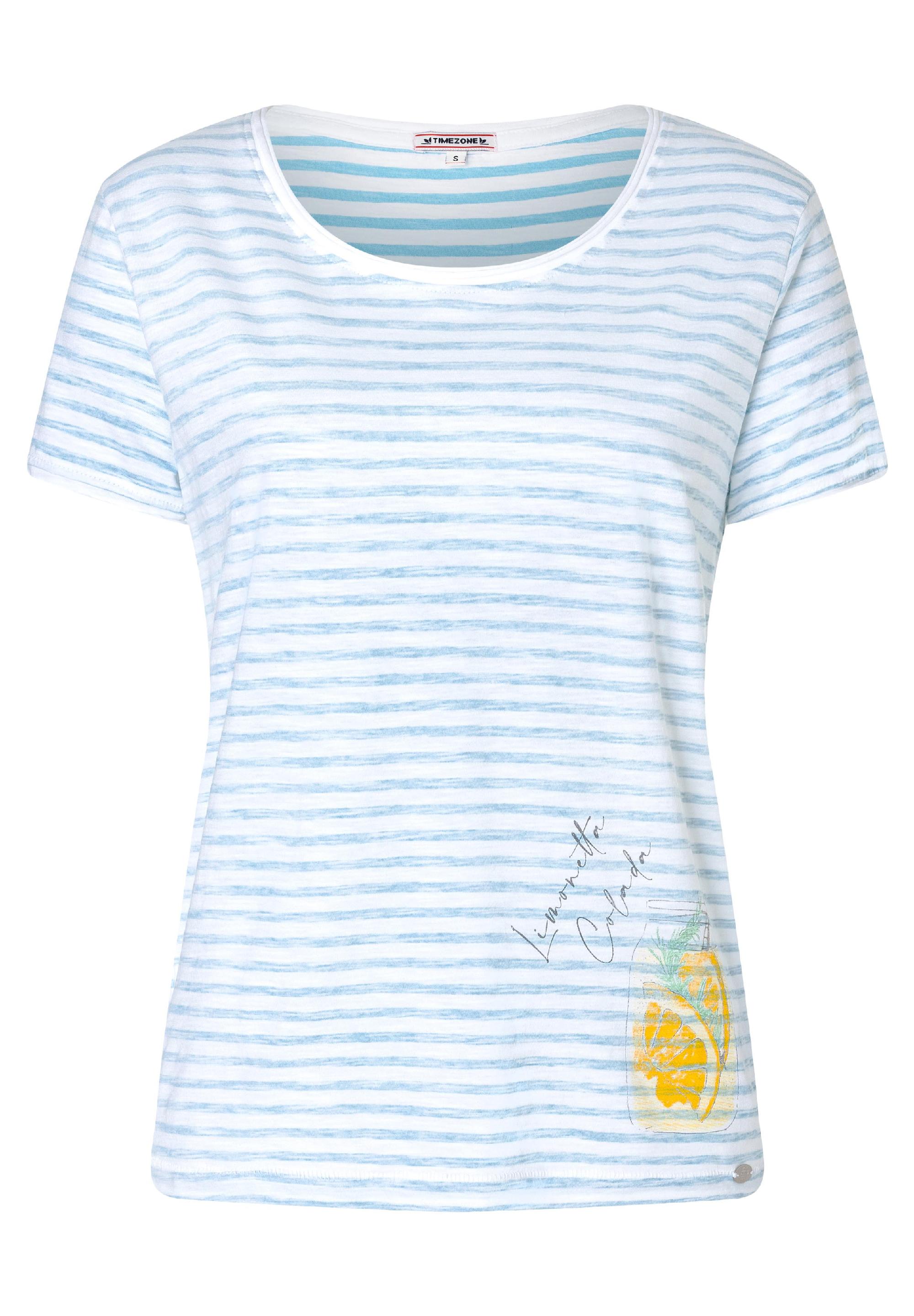 Striped Basic T-Shirt print
