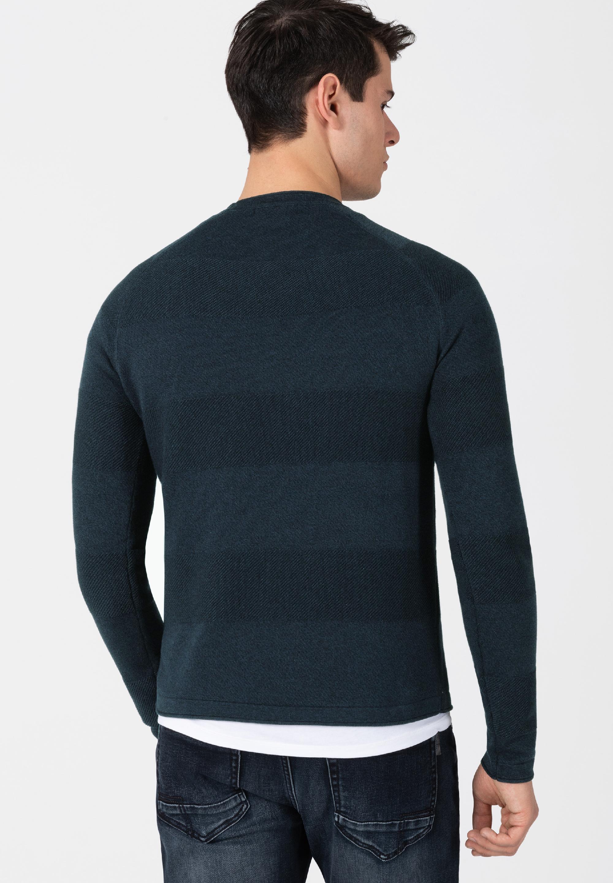 Spiral Knit Crewneck