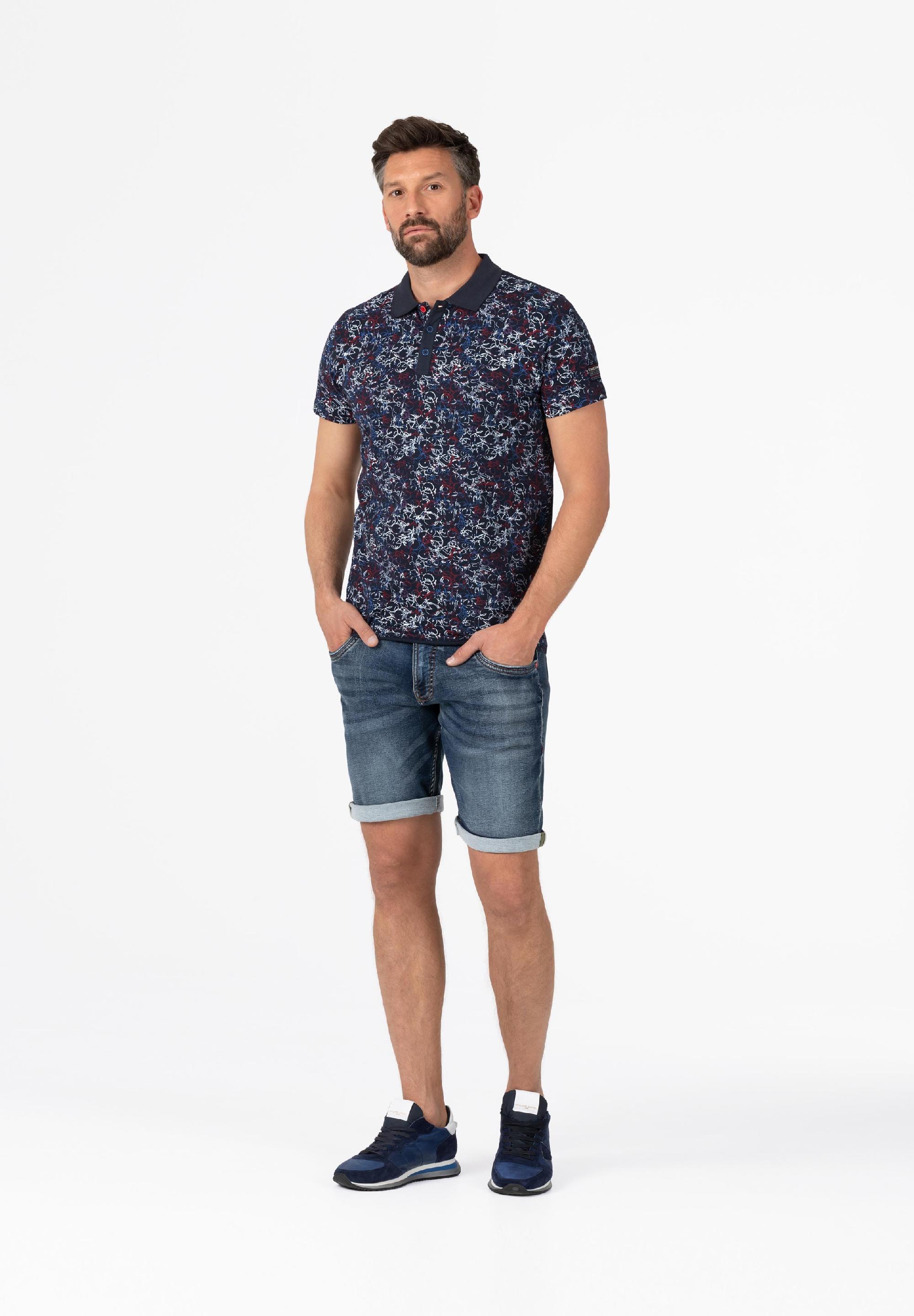 Bike Printed Polo print