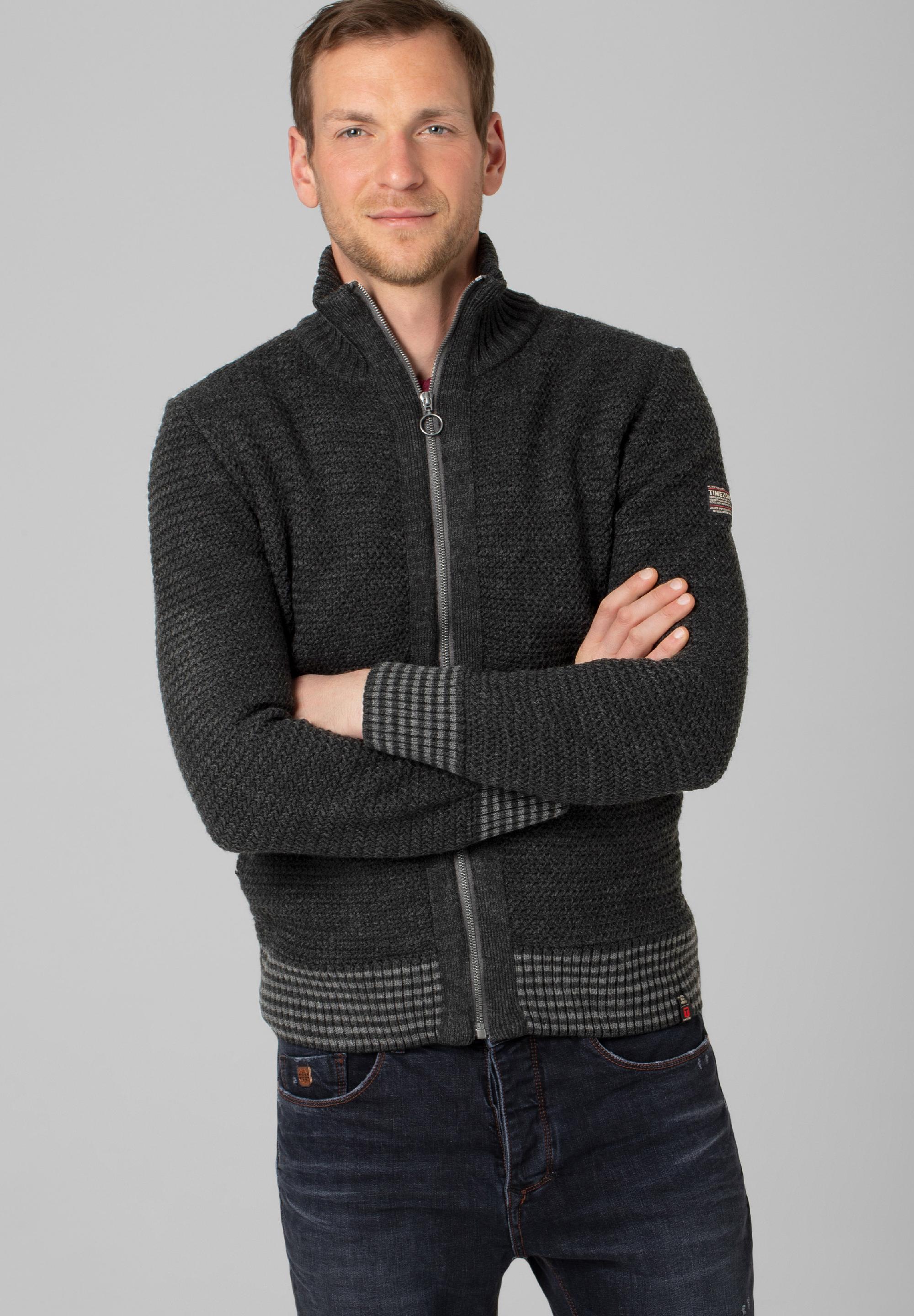 Basic Knit Jacket zipper