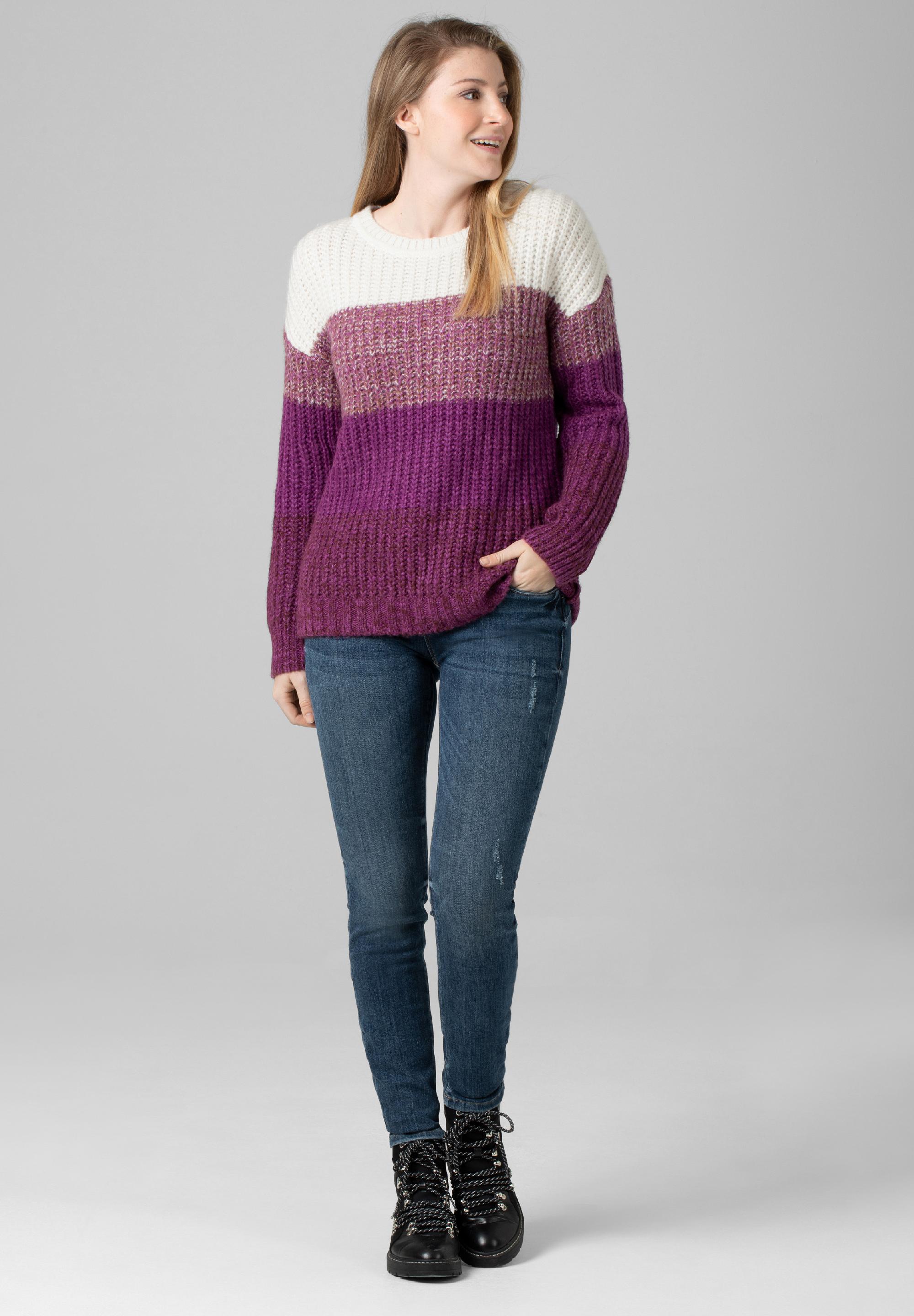 Striped Knit Pullover