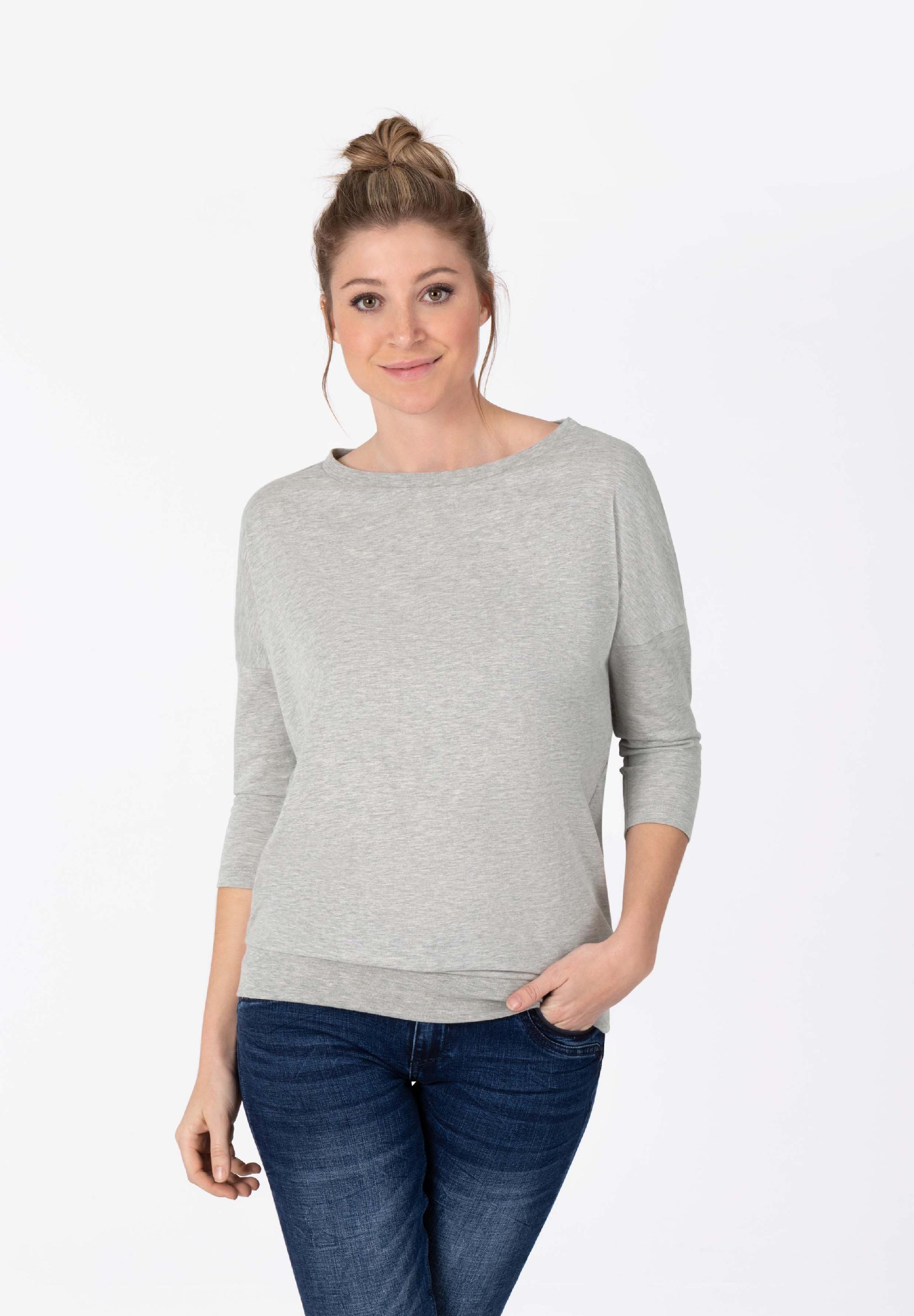Rib Hem 3/4 Sleeve