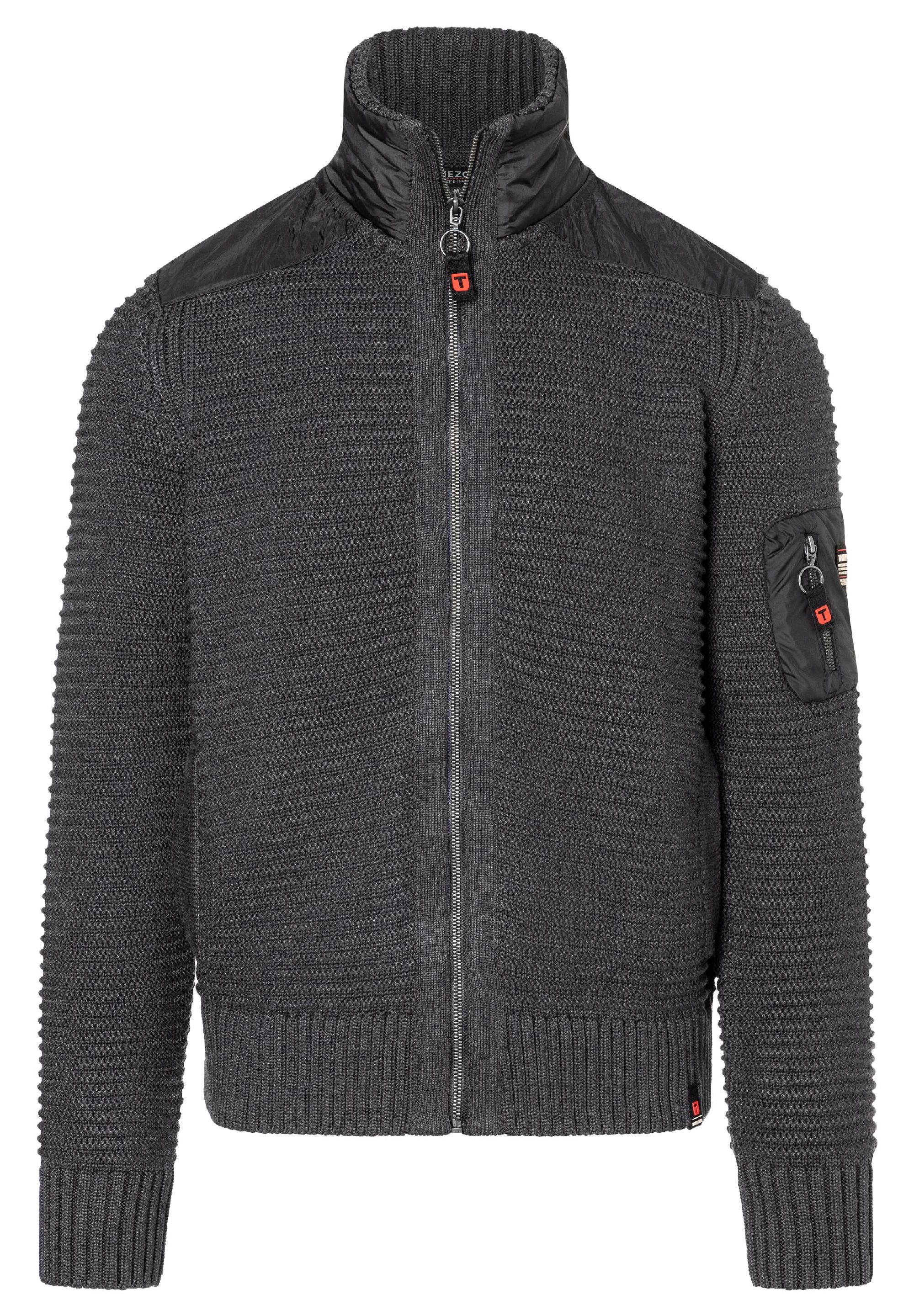 Sporty Knit Jacket zipper