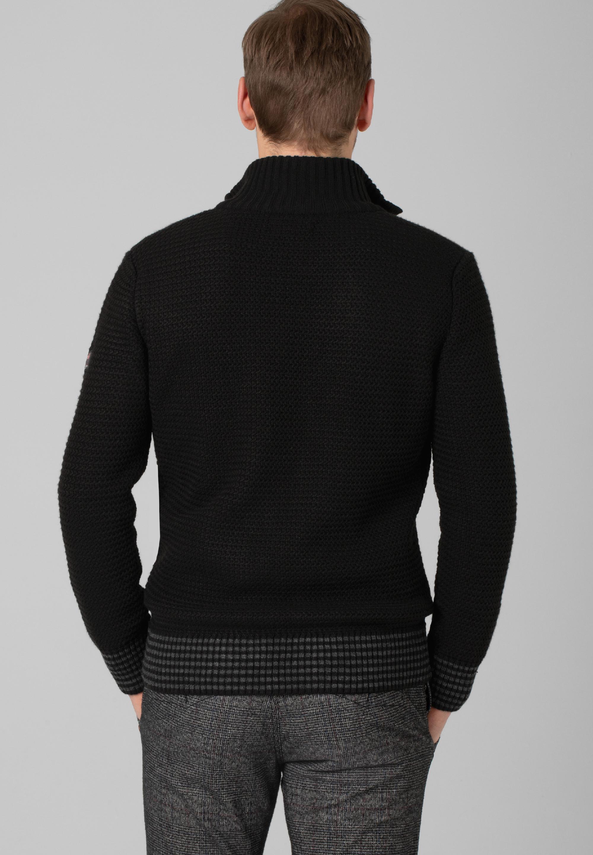 Basic Knit Jacket zipper