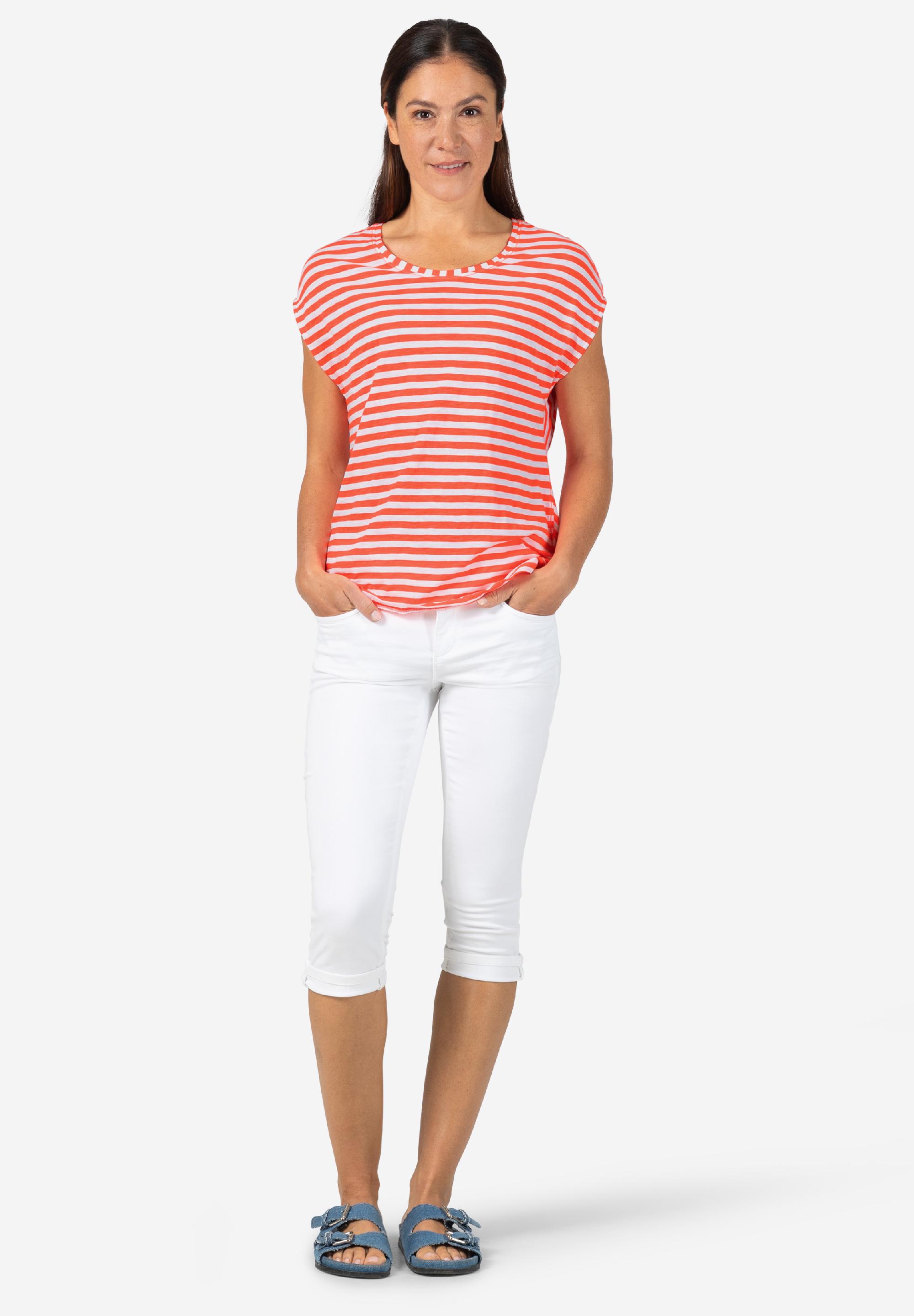 Striped Round Neck T-Shirt