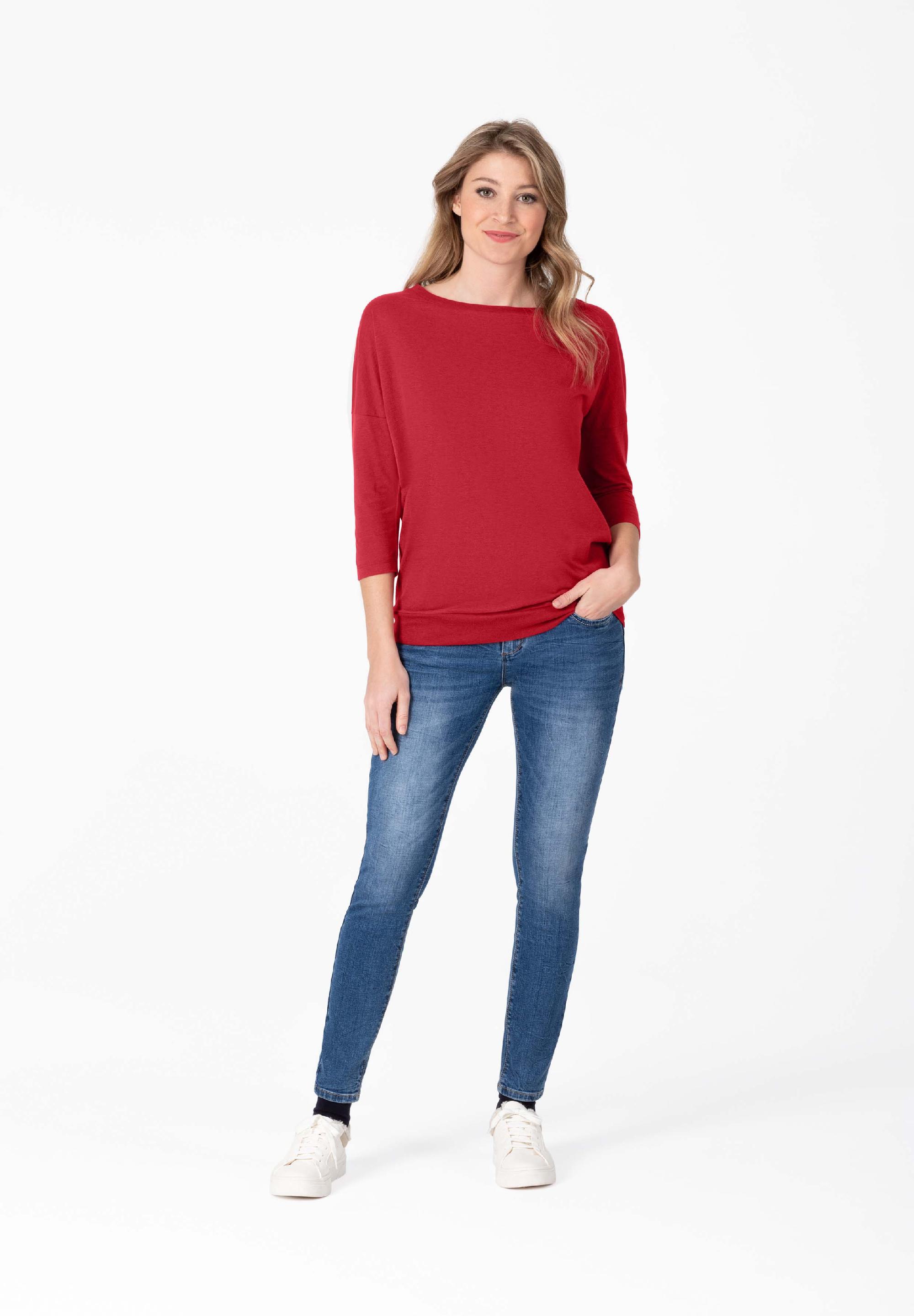 Rib Hem 3/4 Sleeve