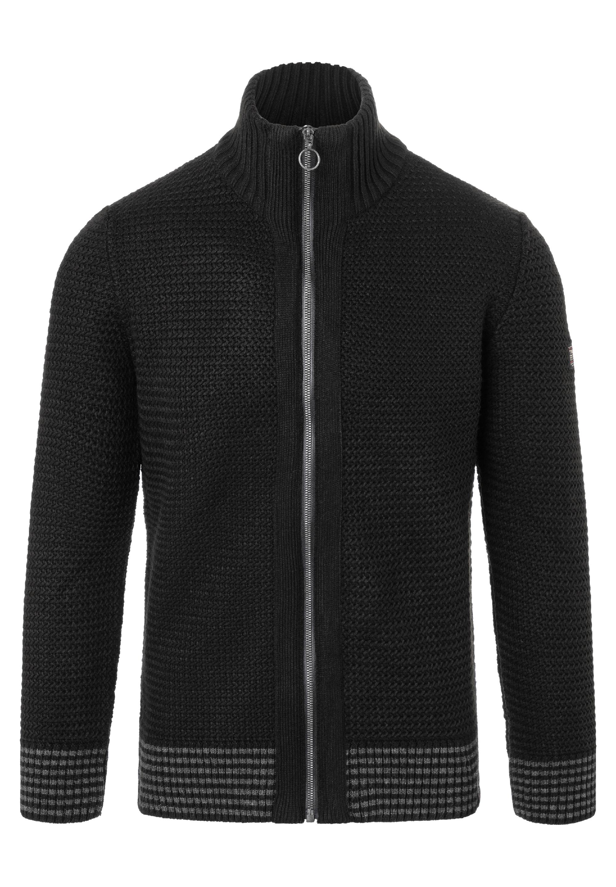 Basic Knit Jacket zipper