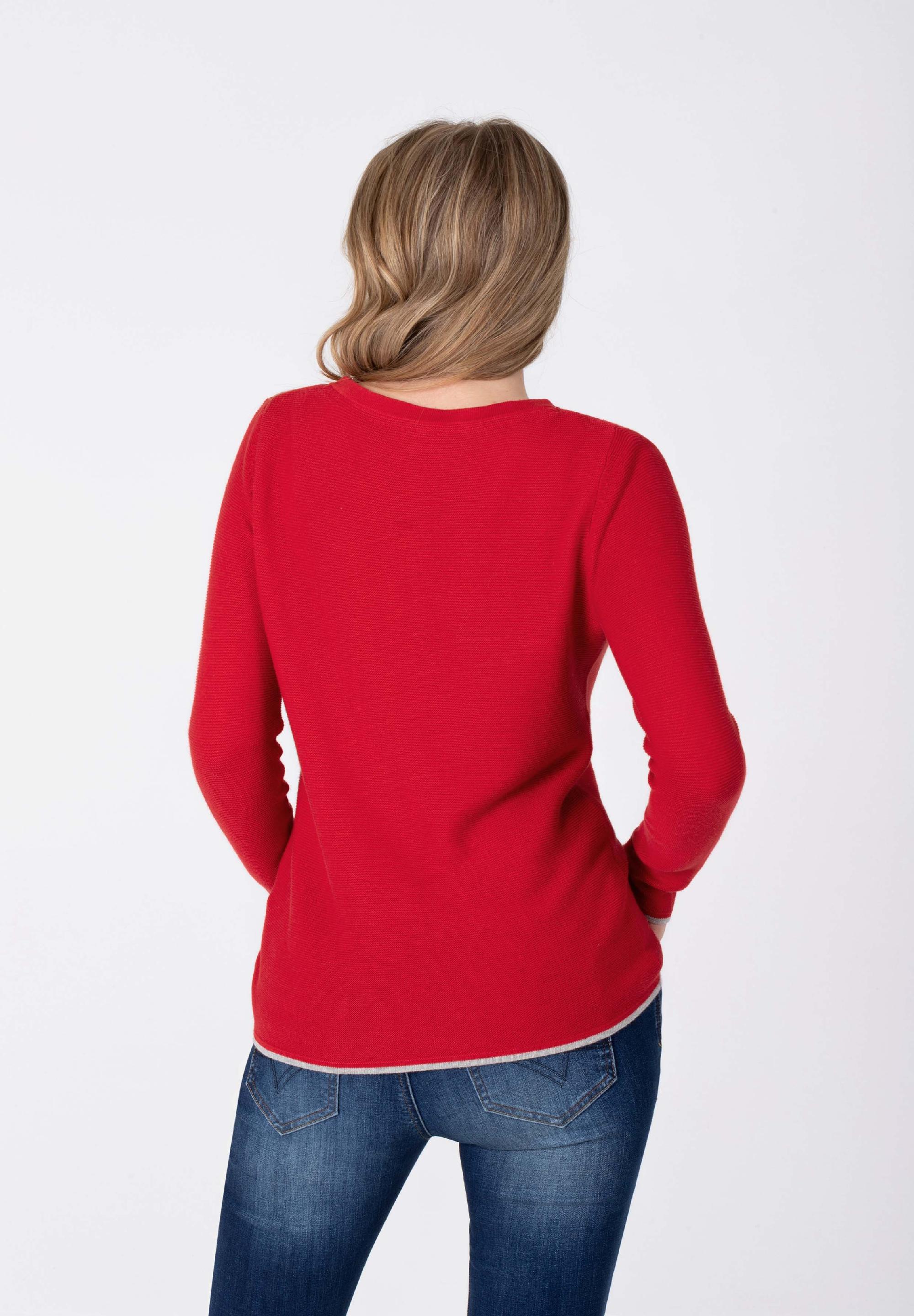 Boat Neck Pullover decoration
