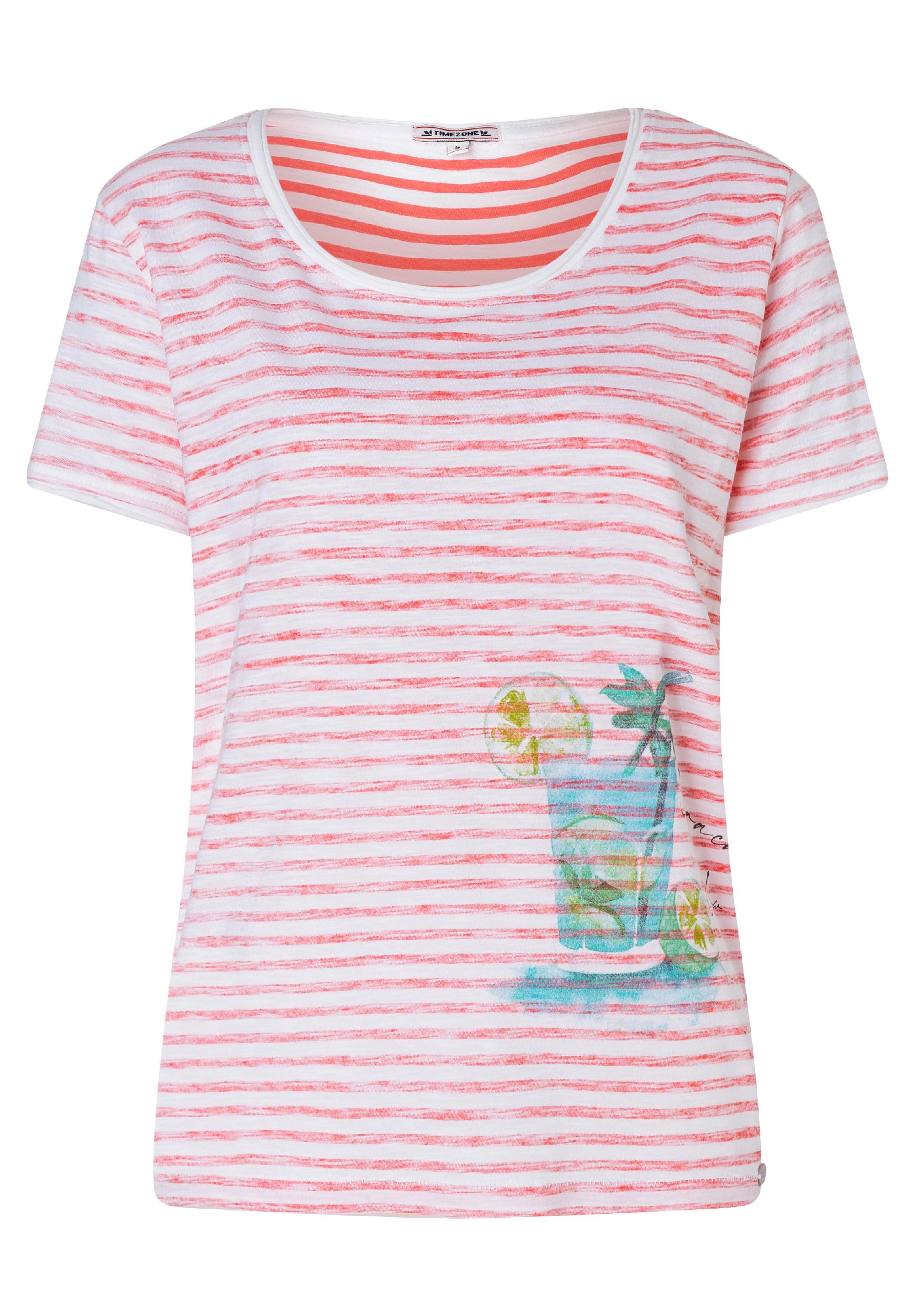 Striped Basic T-Shirt print