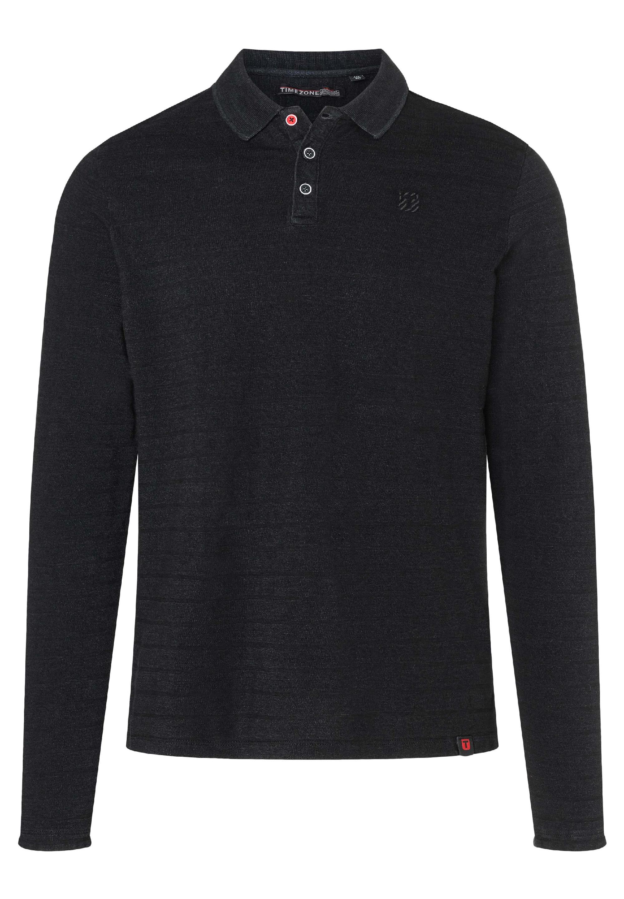 Tonal Stripe Longsleeve Polo