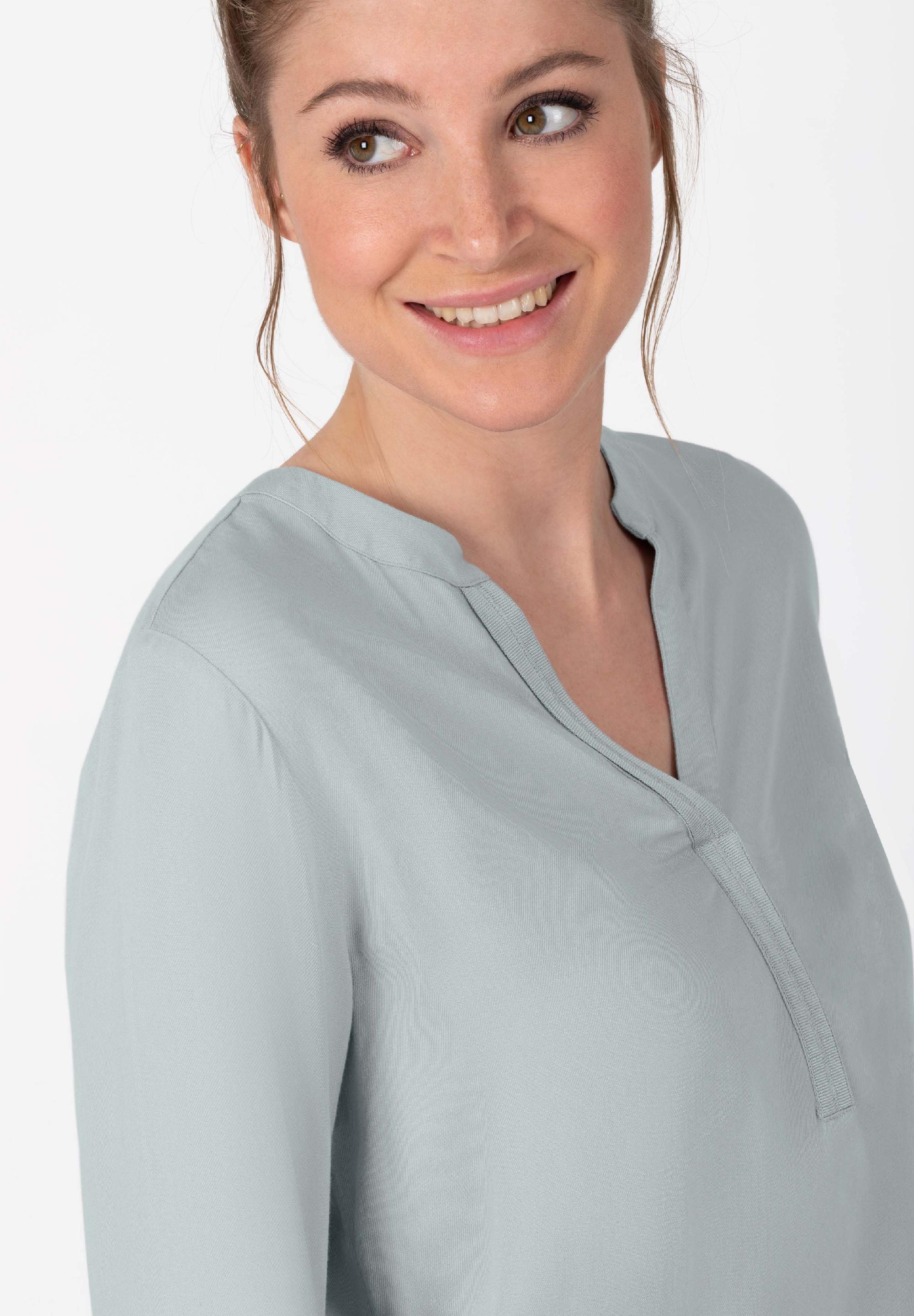 Tape Henley Blouse decoration
