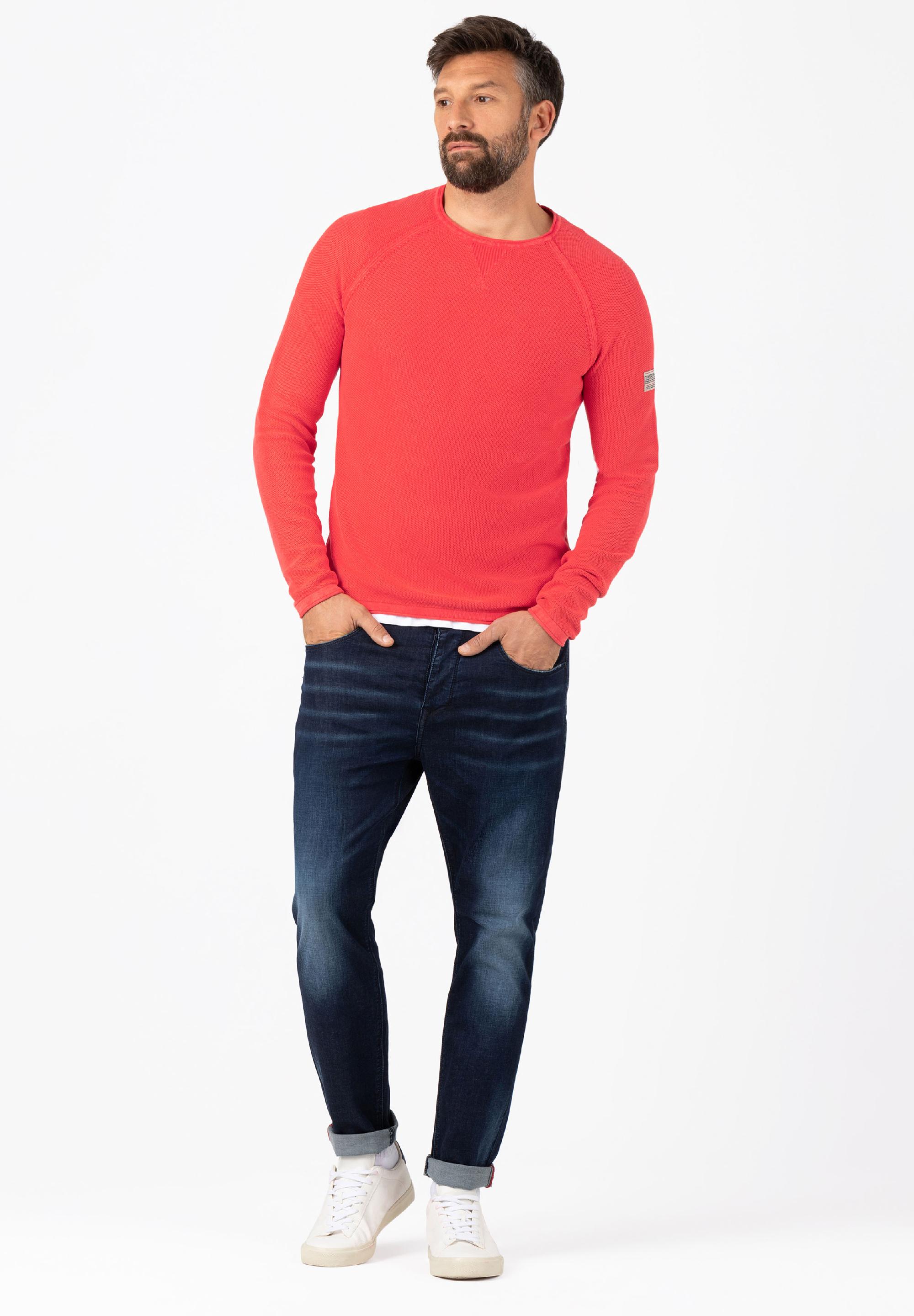 Spiral Knit Crewneck