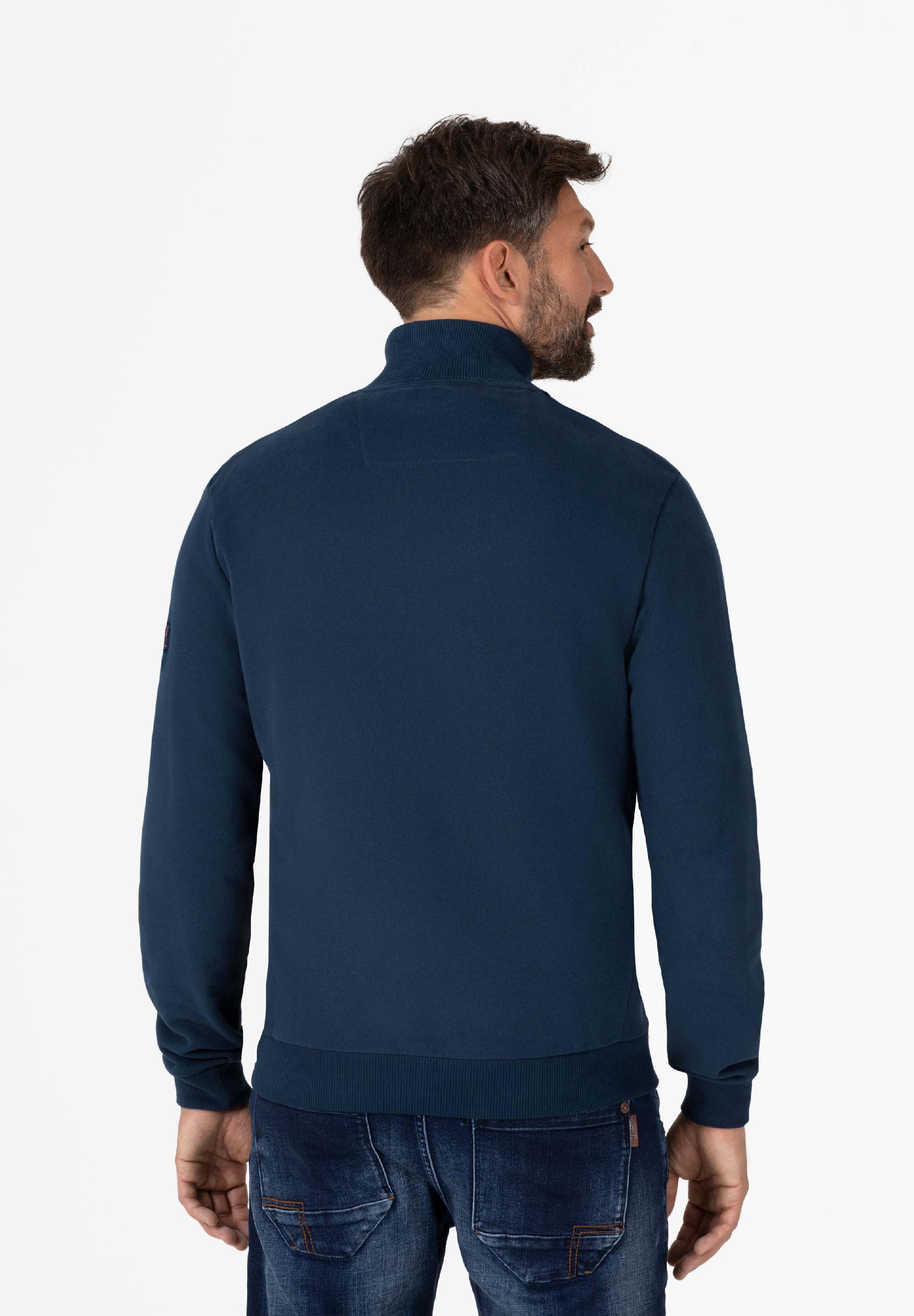Standup collar jacket zipper