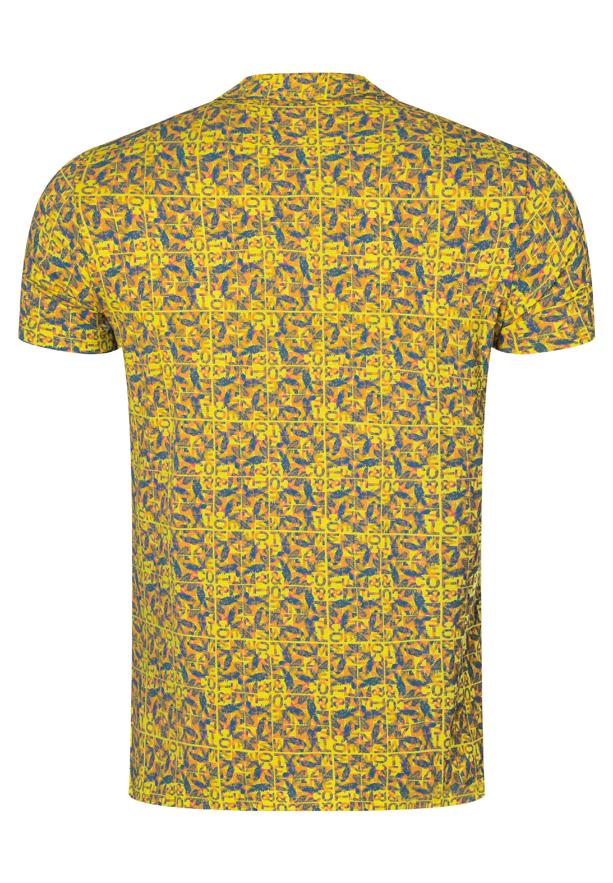 Palm Check Printed Polo print