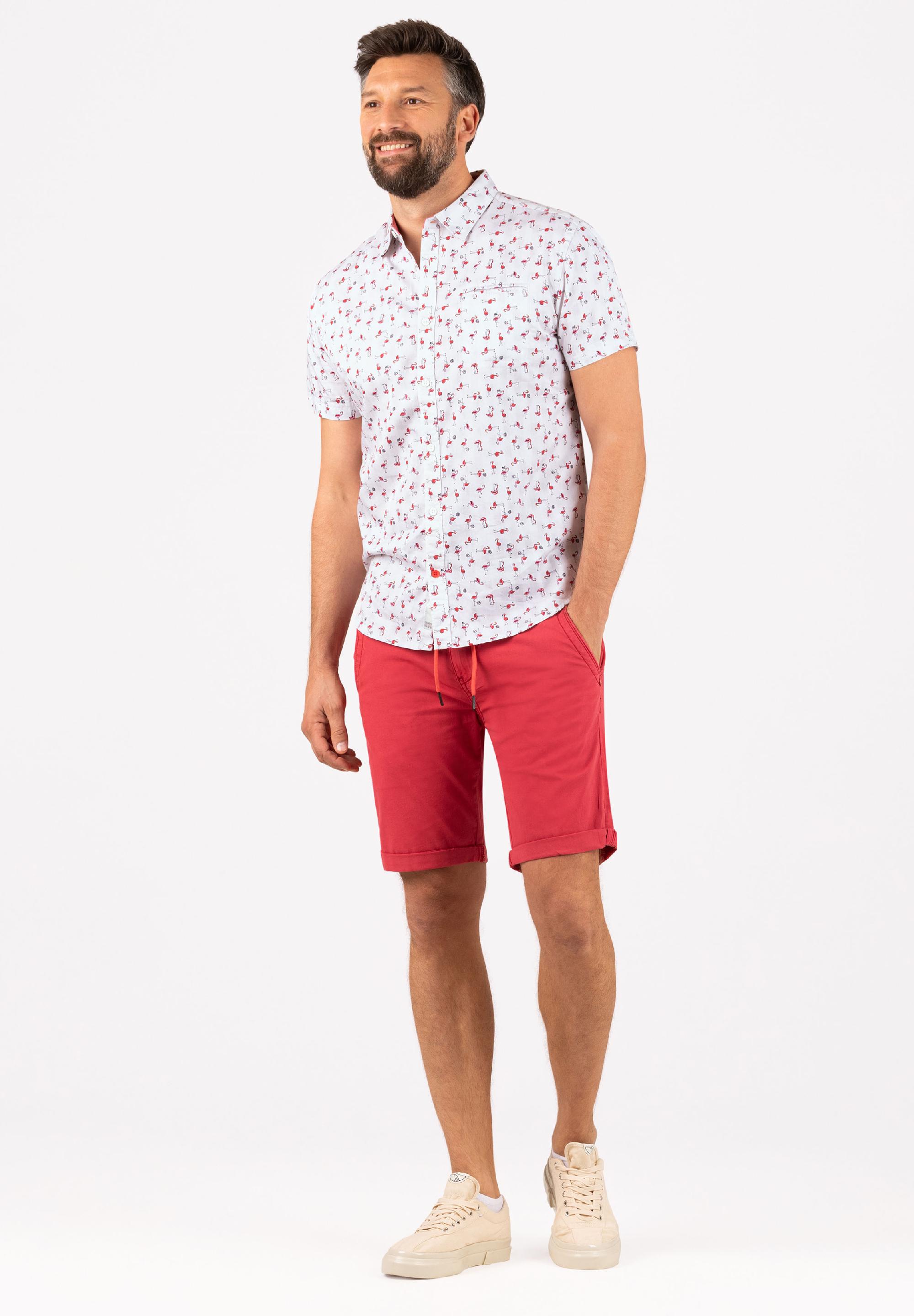 Printed Basic Shortsleeve Shirt print