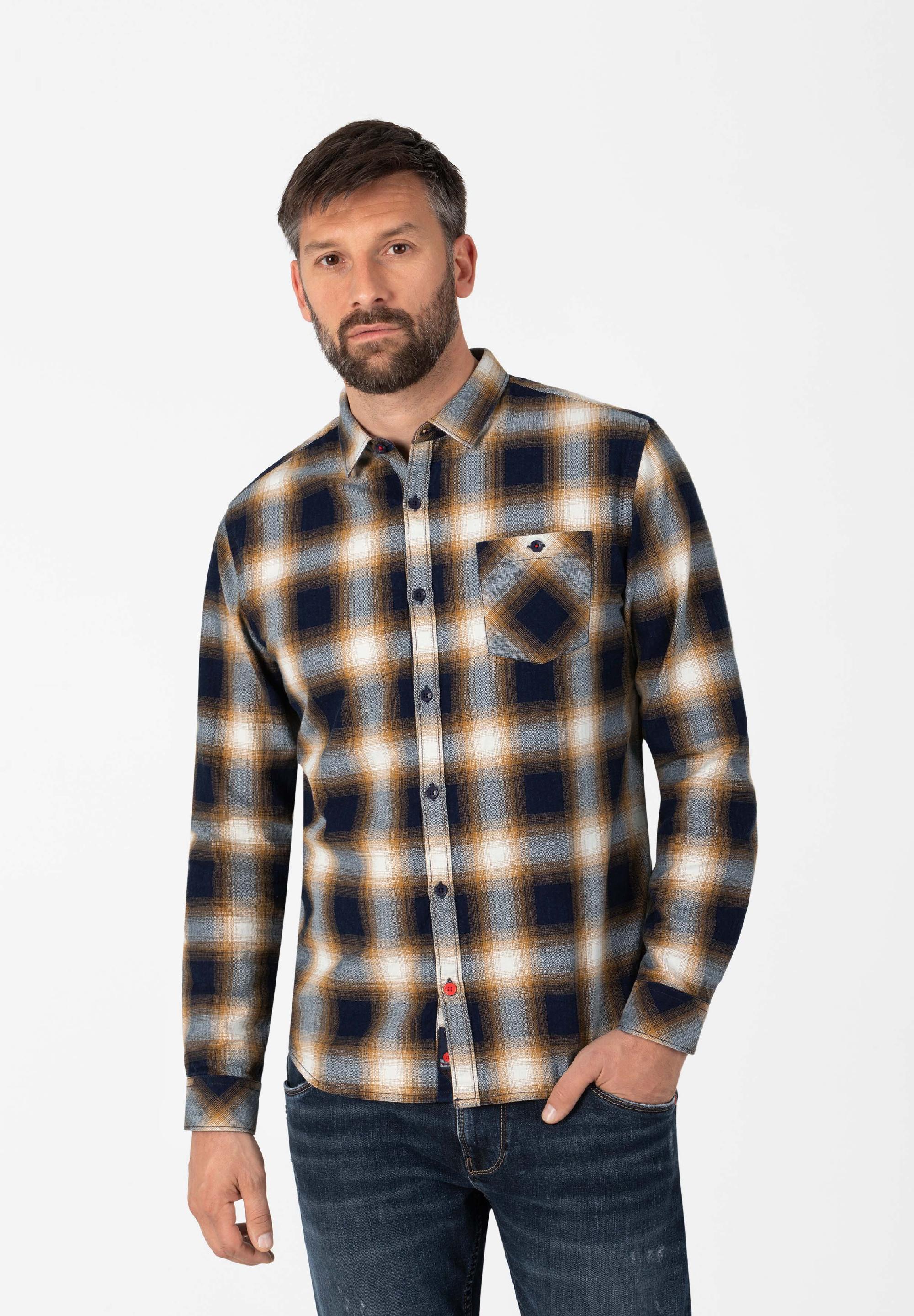 Effect Weave Check Shirt