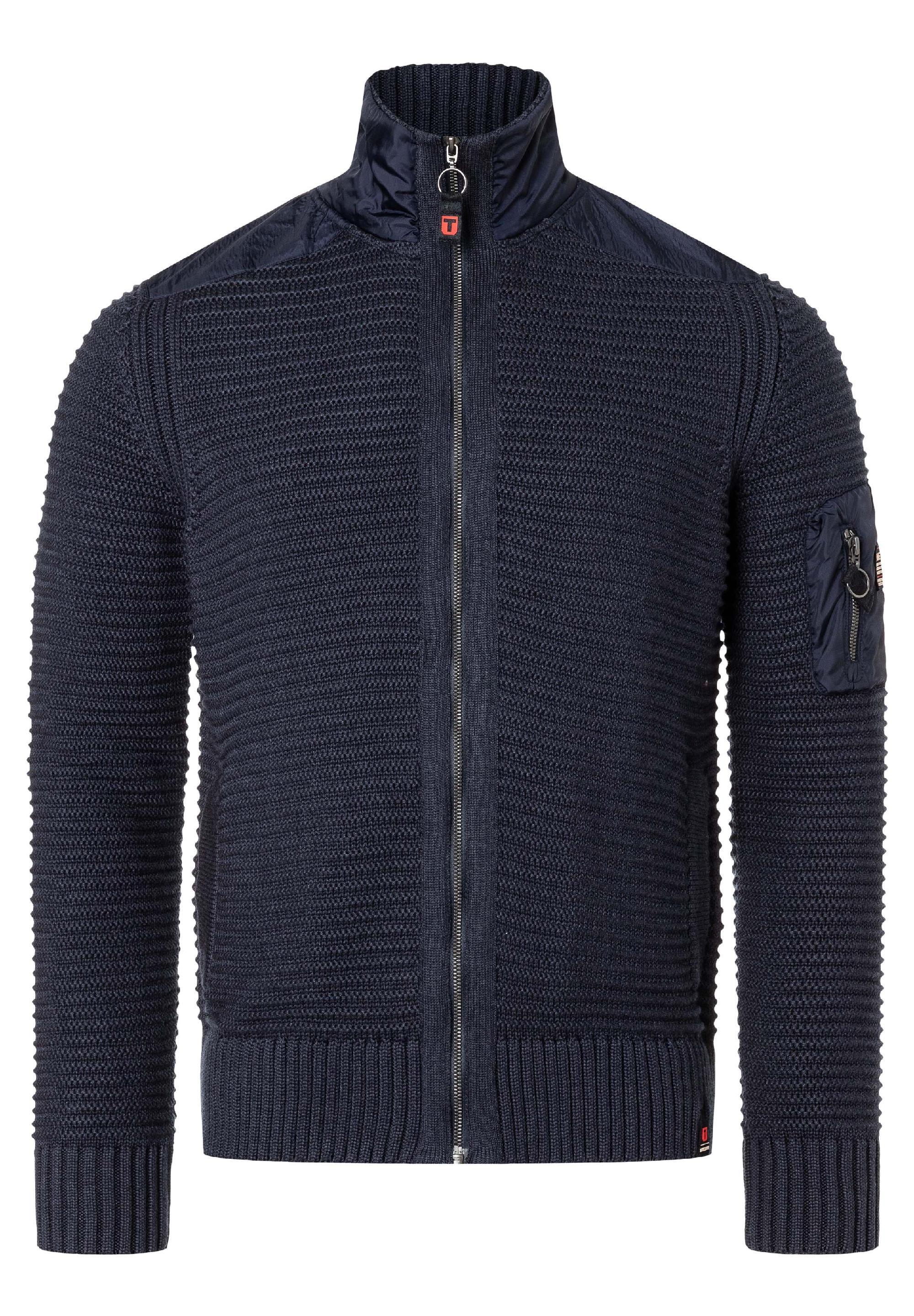 Sporty Knit Jacket zipper