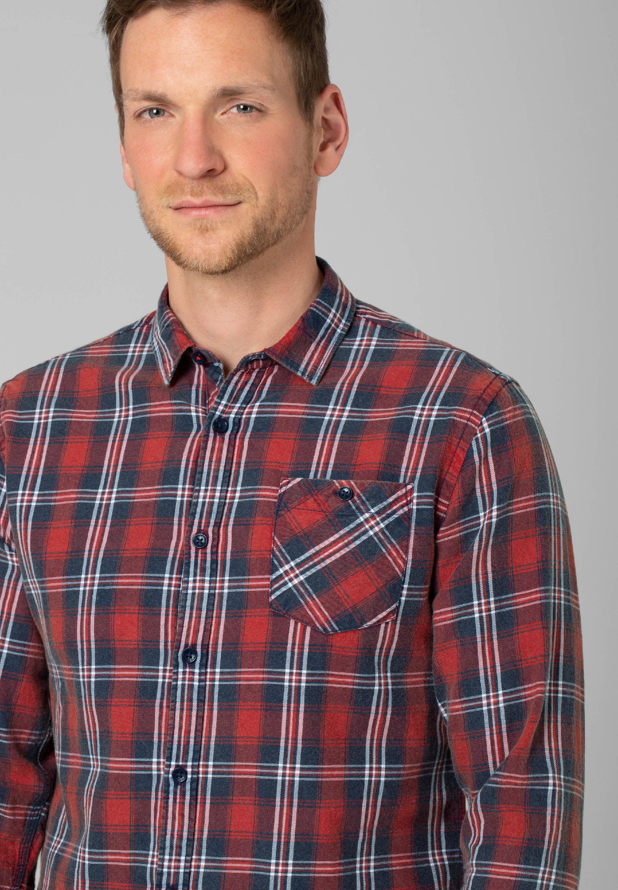 Effect Weave Check Shirt