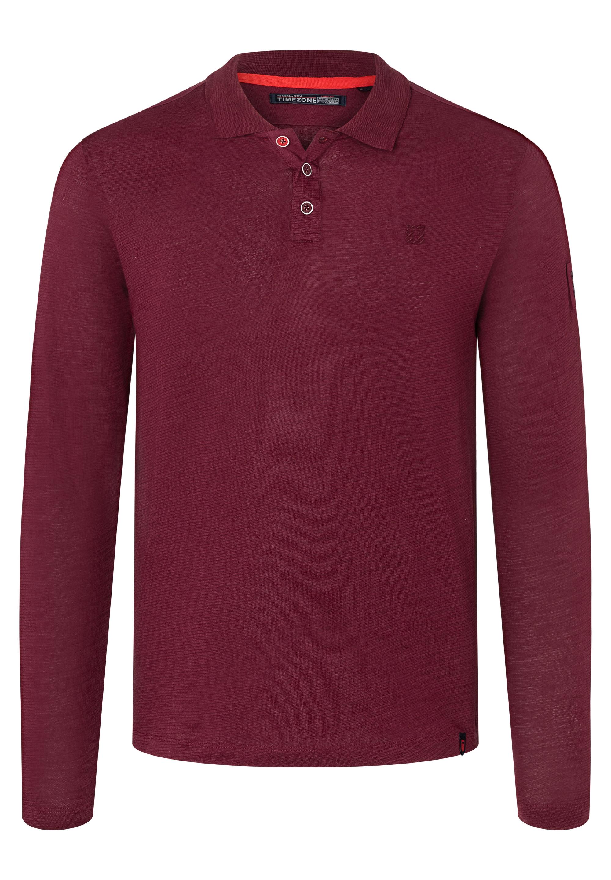 Knit Slub Longsleeve Polo
