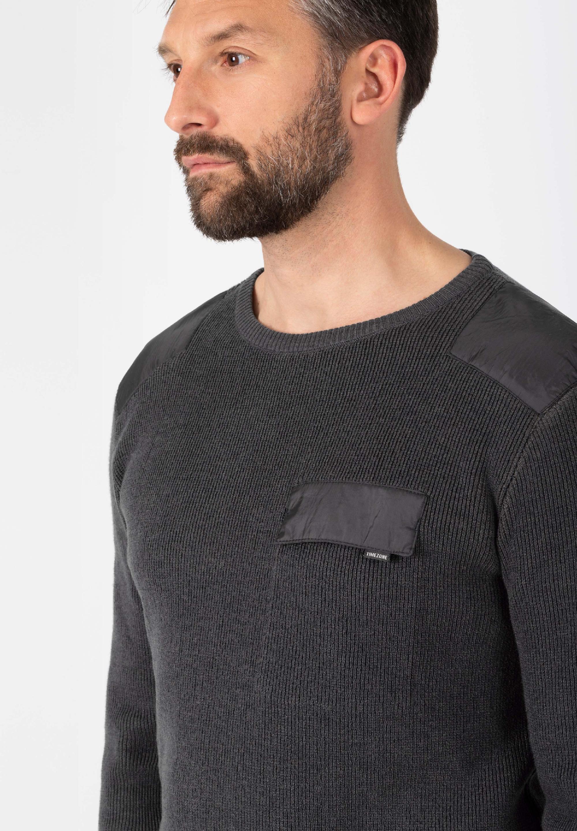 Fabricmix Crewneck Sweater