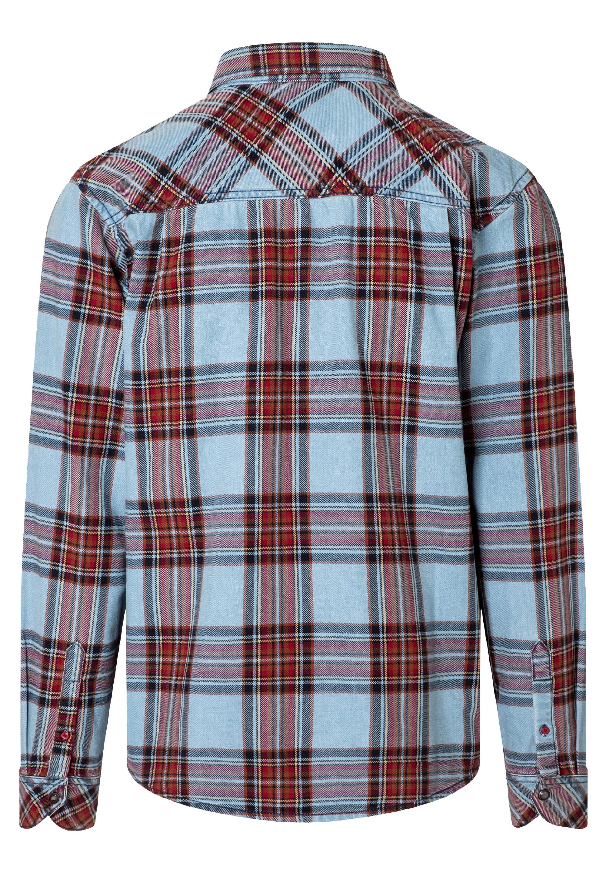 Indigo Check Shirt - kent colllar