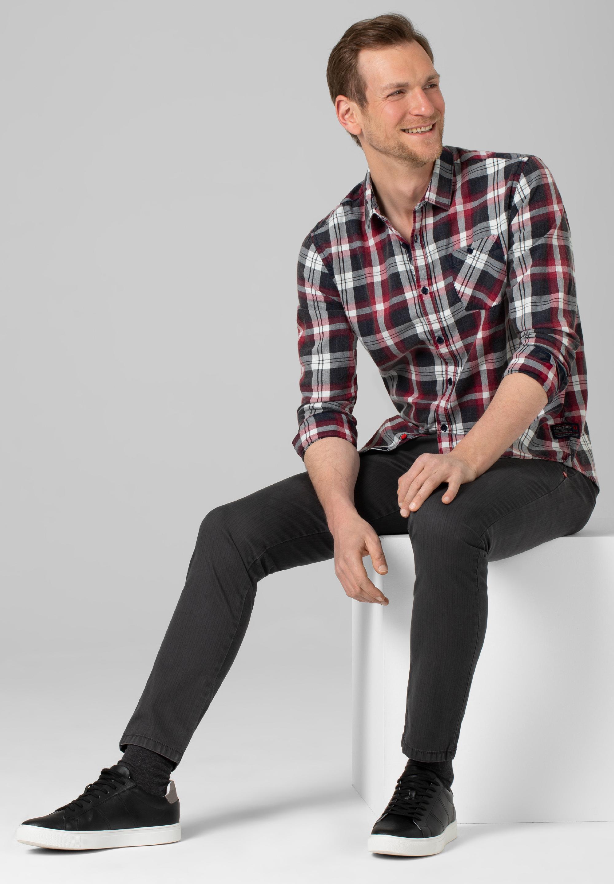 Effect Weave Check Shirt