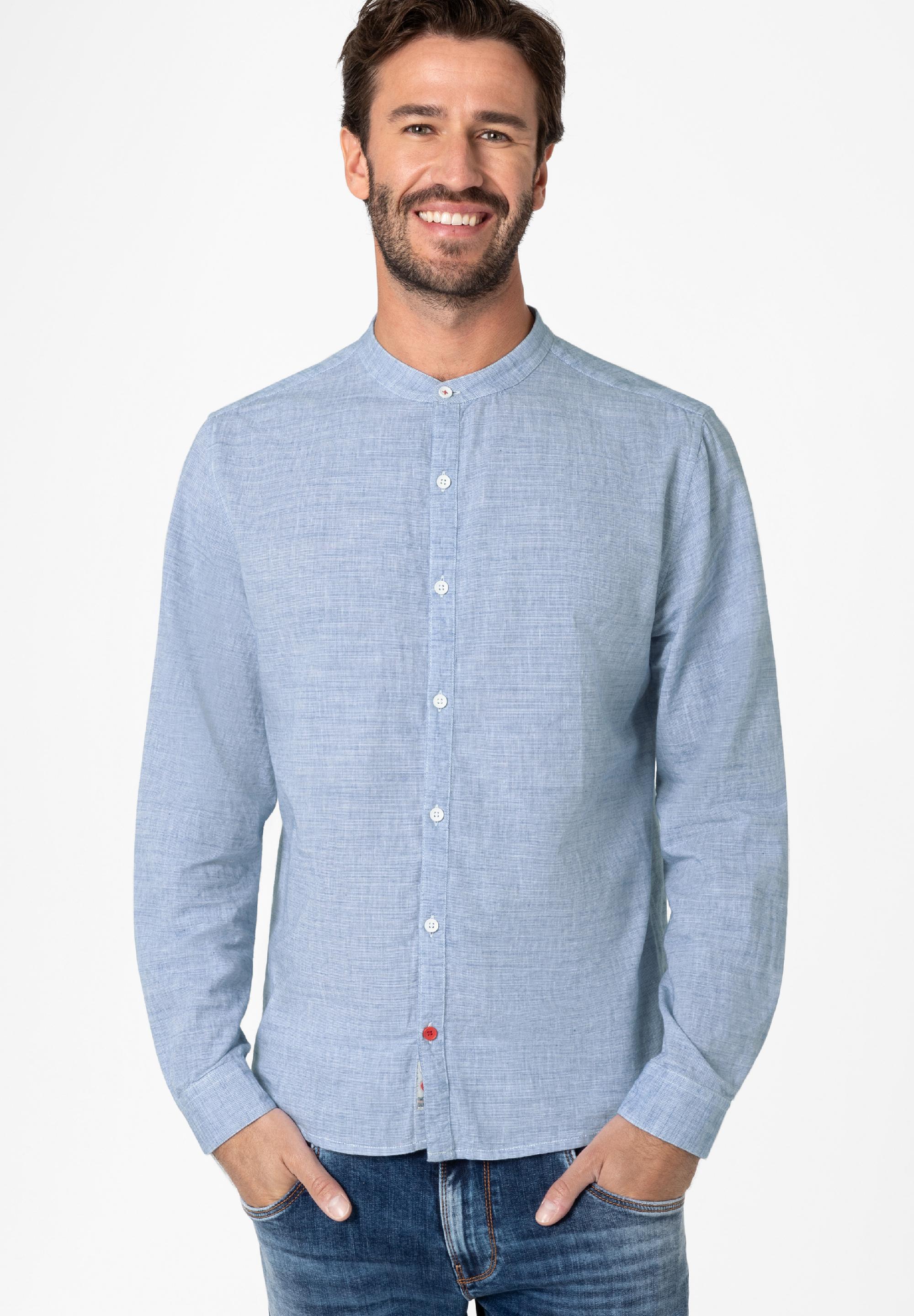 Stand-up-collar Shirt