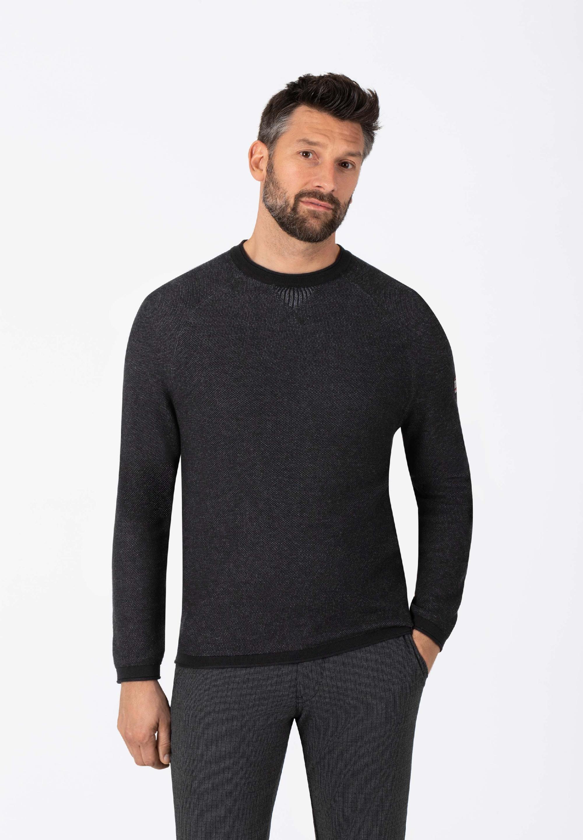 Spiral Knit Crewneck