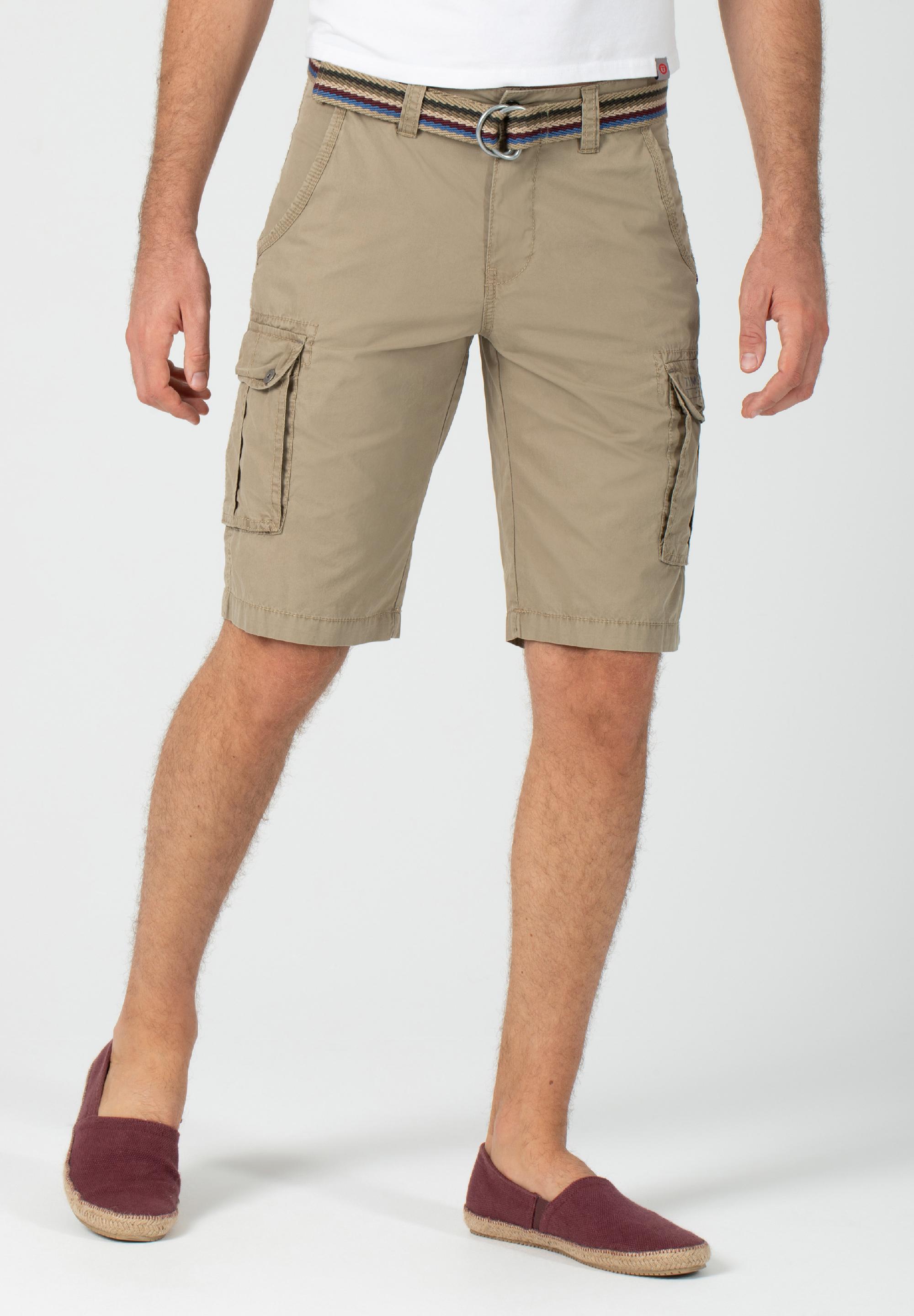 Loose MaguireTZ Cargo Shorts incl. belt print / belt