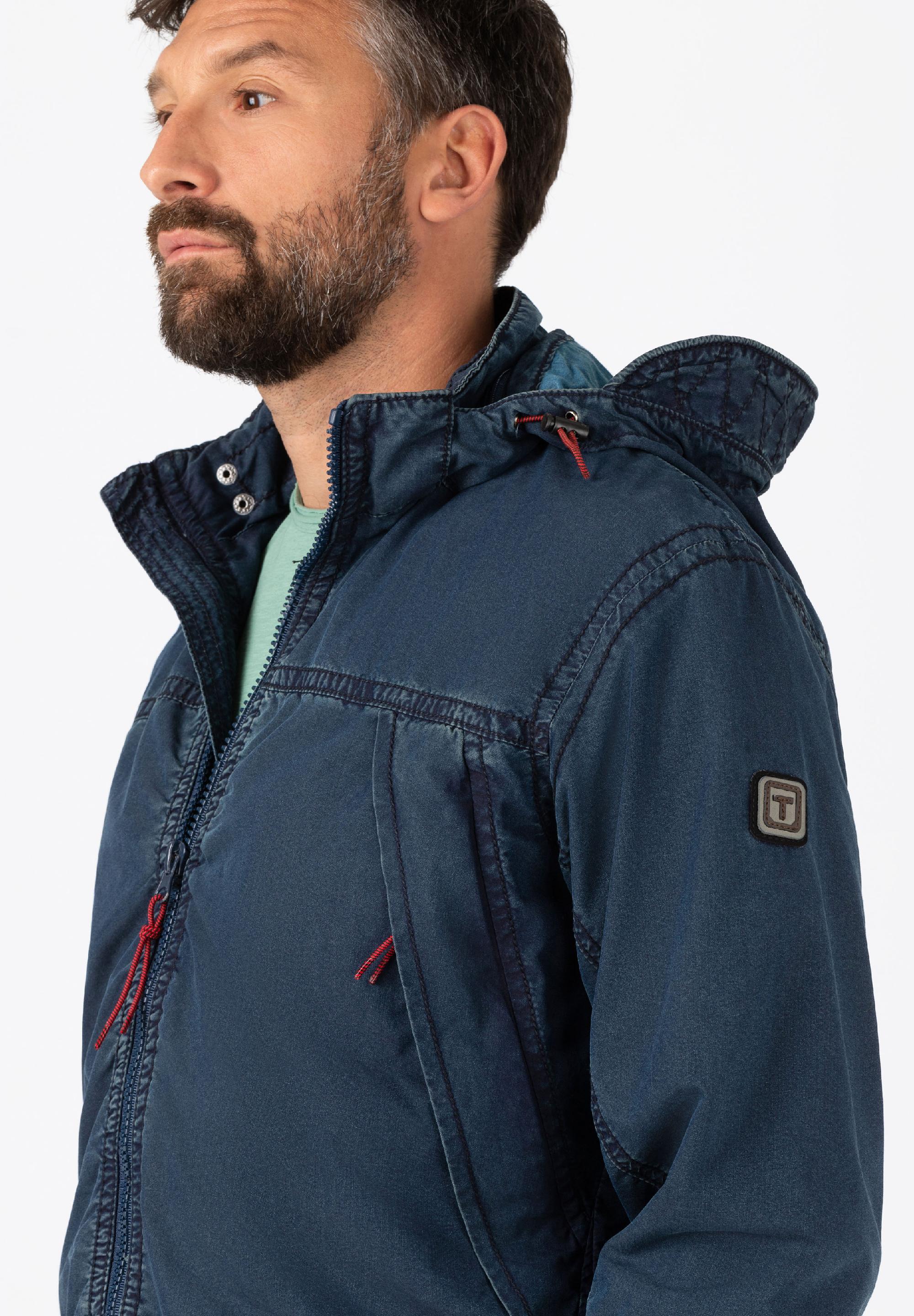 Washed Hoodie Jacket zipper